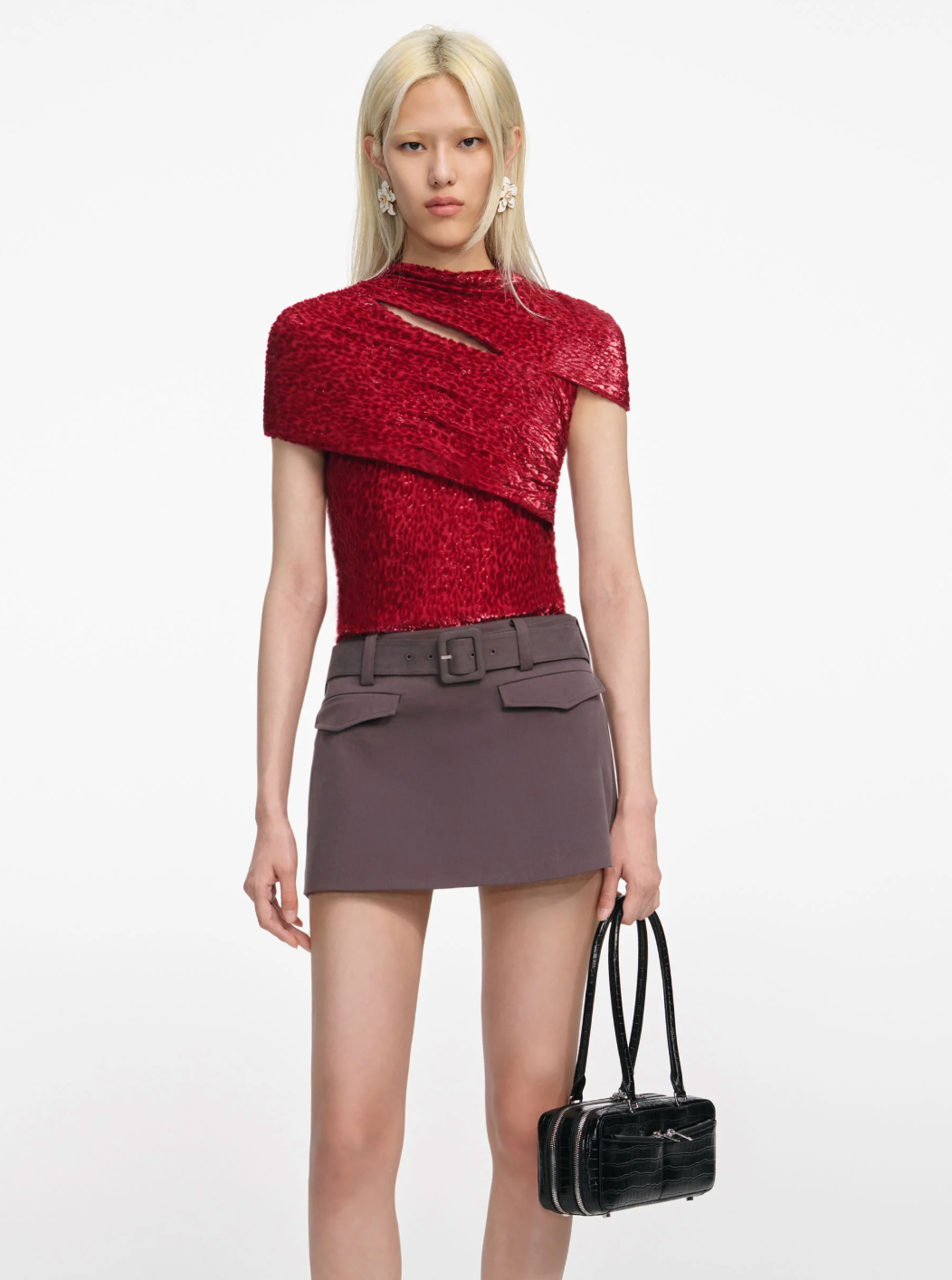 Self Portrait Cut Out Top