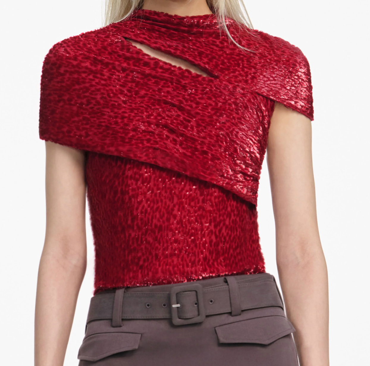 Self Portrait Cut Out Top
