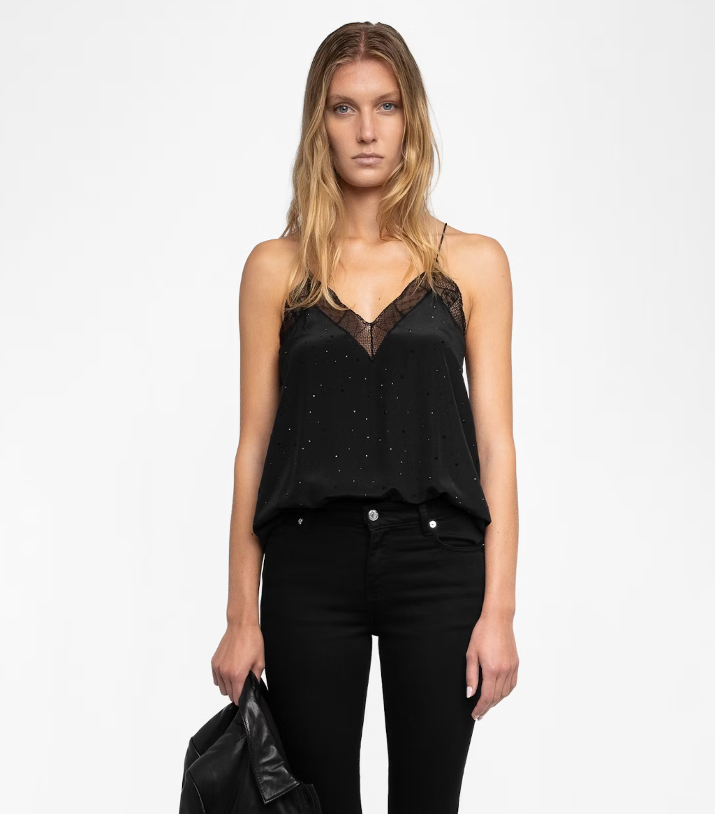 Z&V Christy Embellished Tank