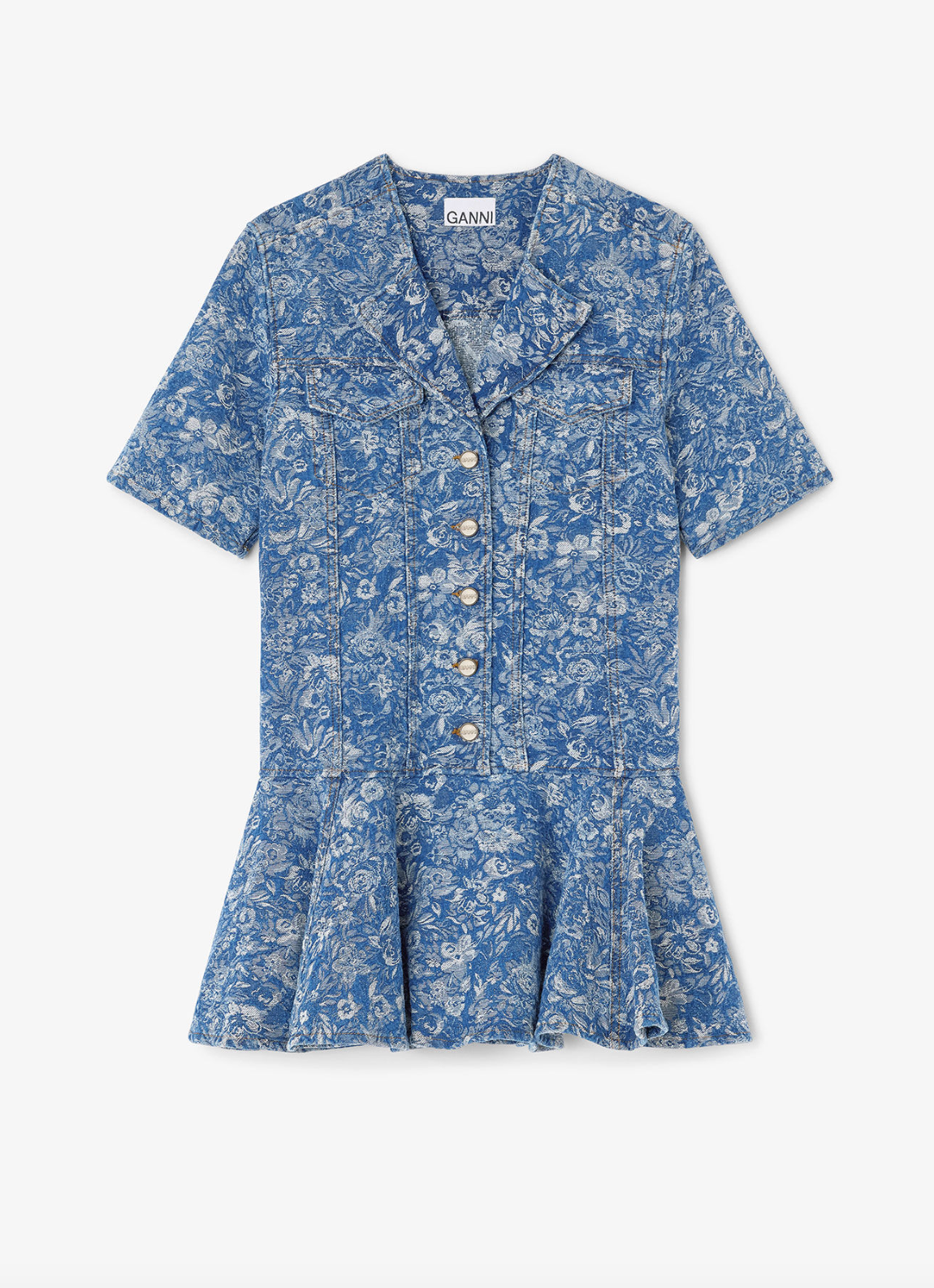 GANNI Tapestry Mini Dress