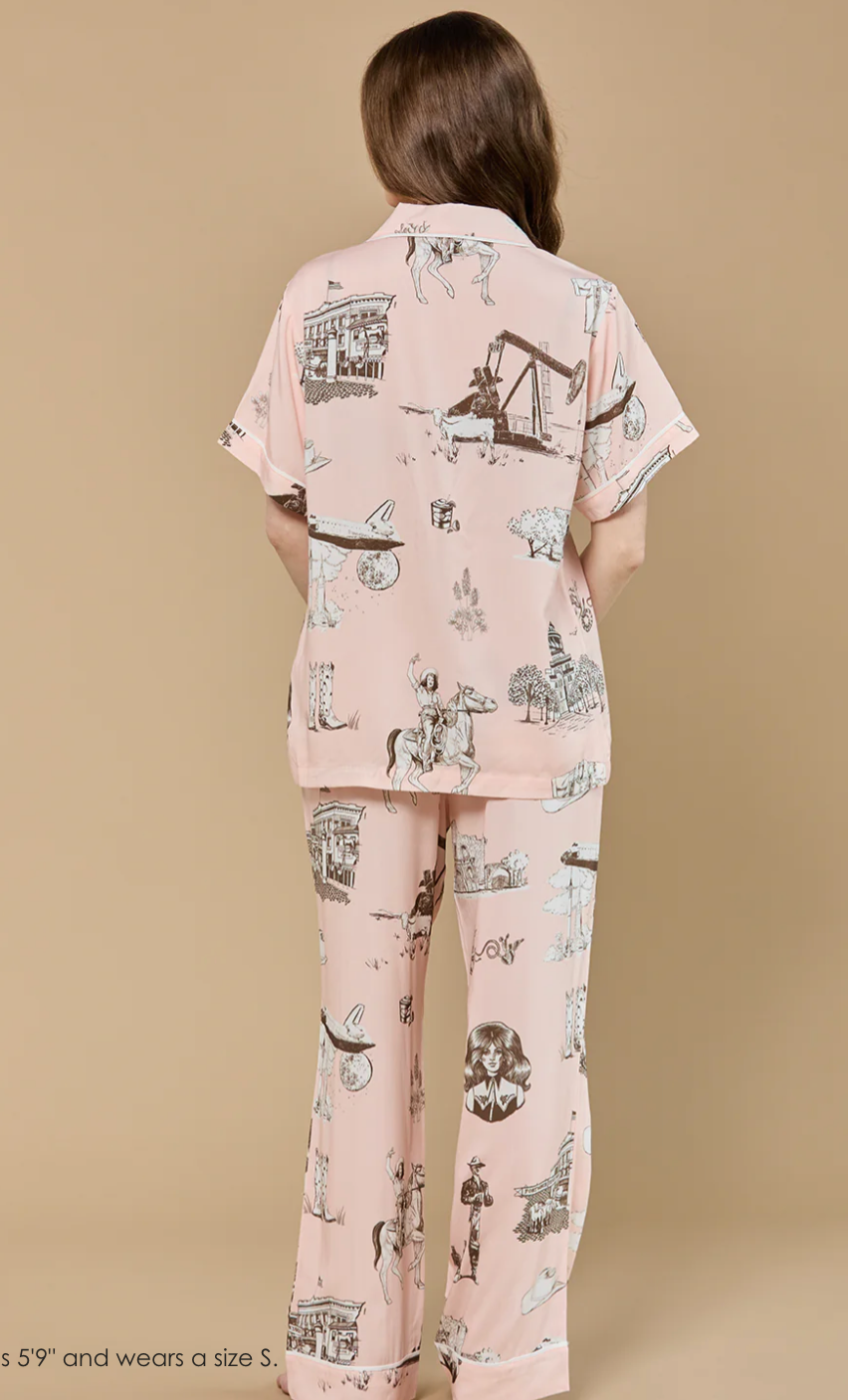 Katie Kime TX Pant PJ Set