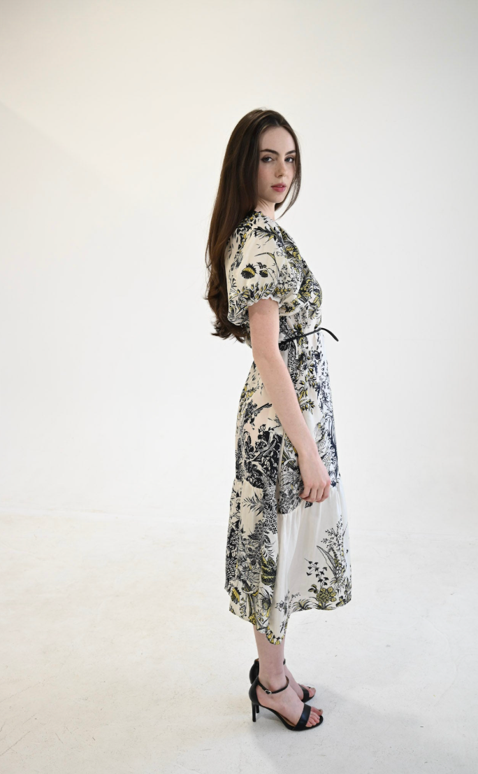 NAW Gathered Neck Dress