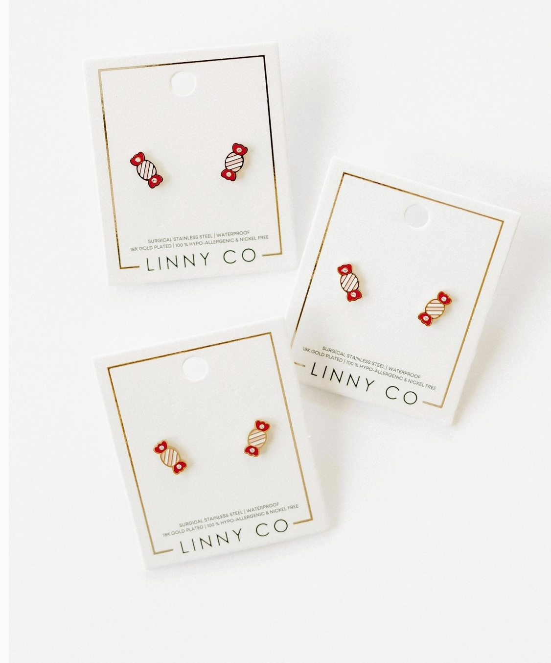LinnyCo Screwback Stud Earrings-Taffy