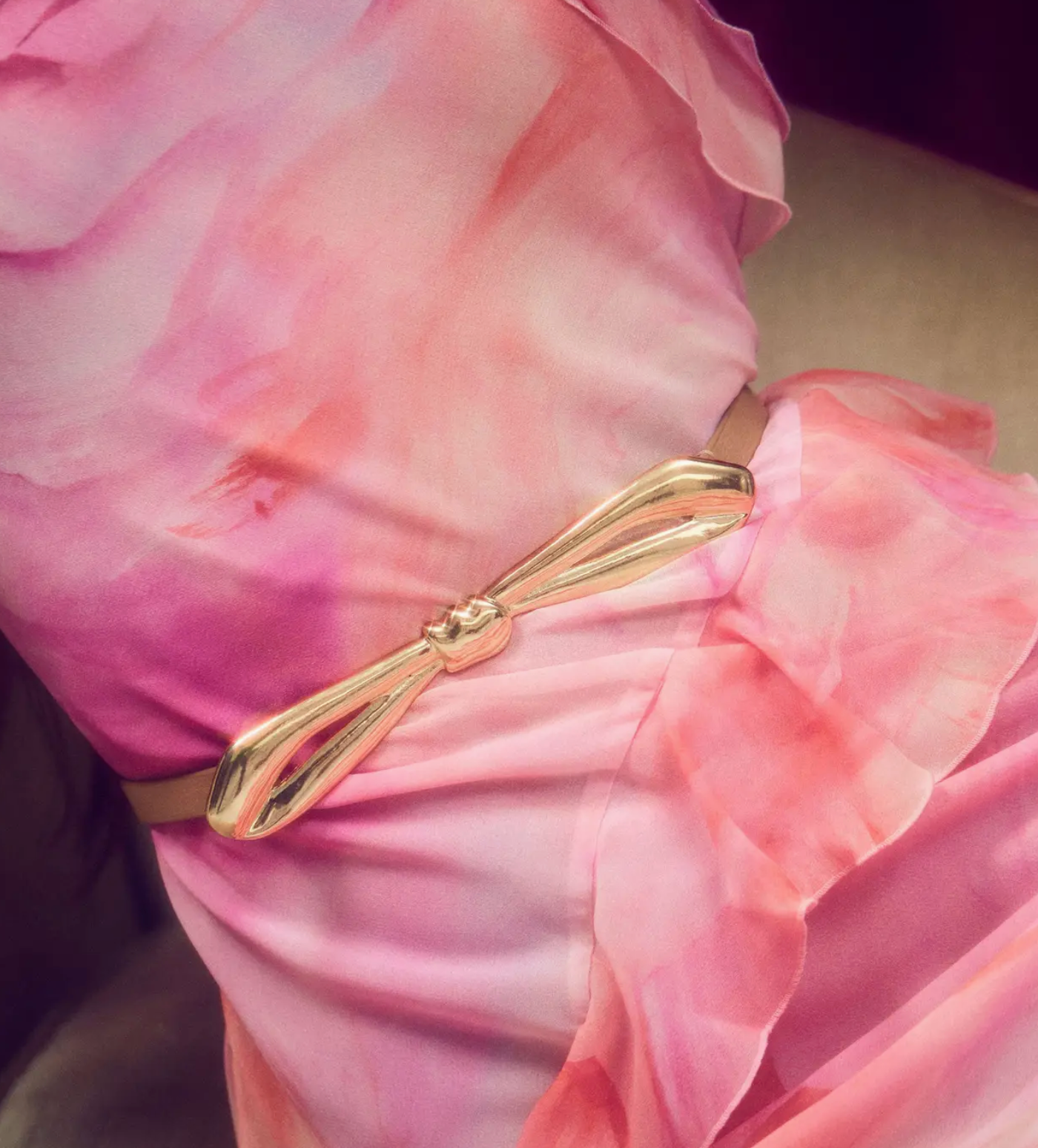 Lele Zaha Blanche Bow Belt