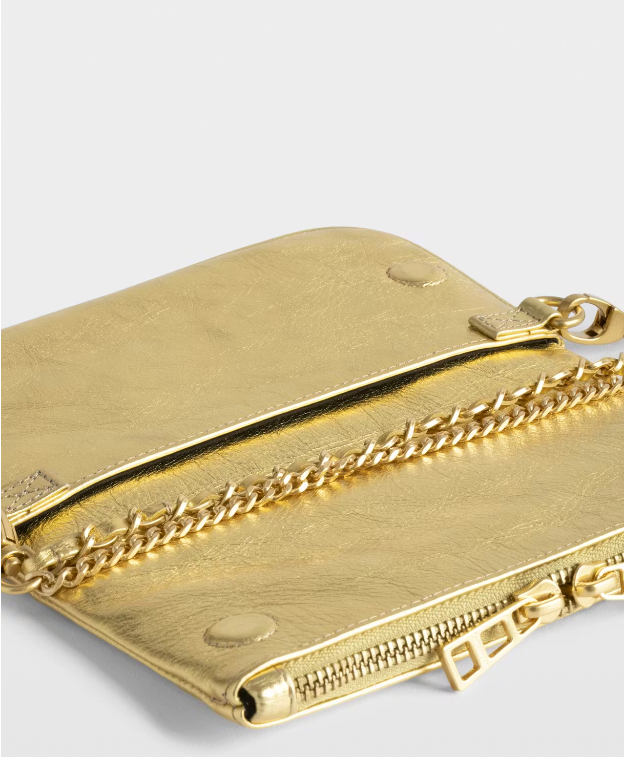 Zadig Nano Vintage Metal Clutch