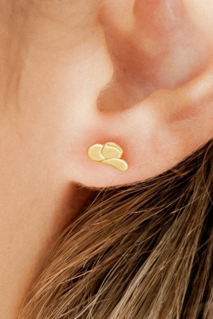 Linny Cowgirl Hat Earring