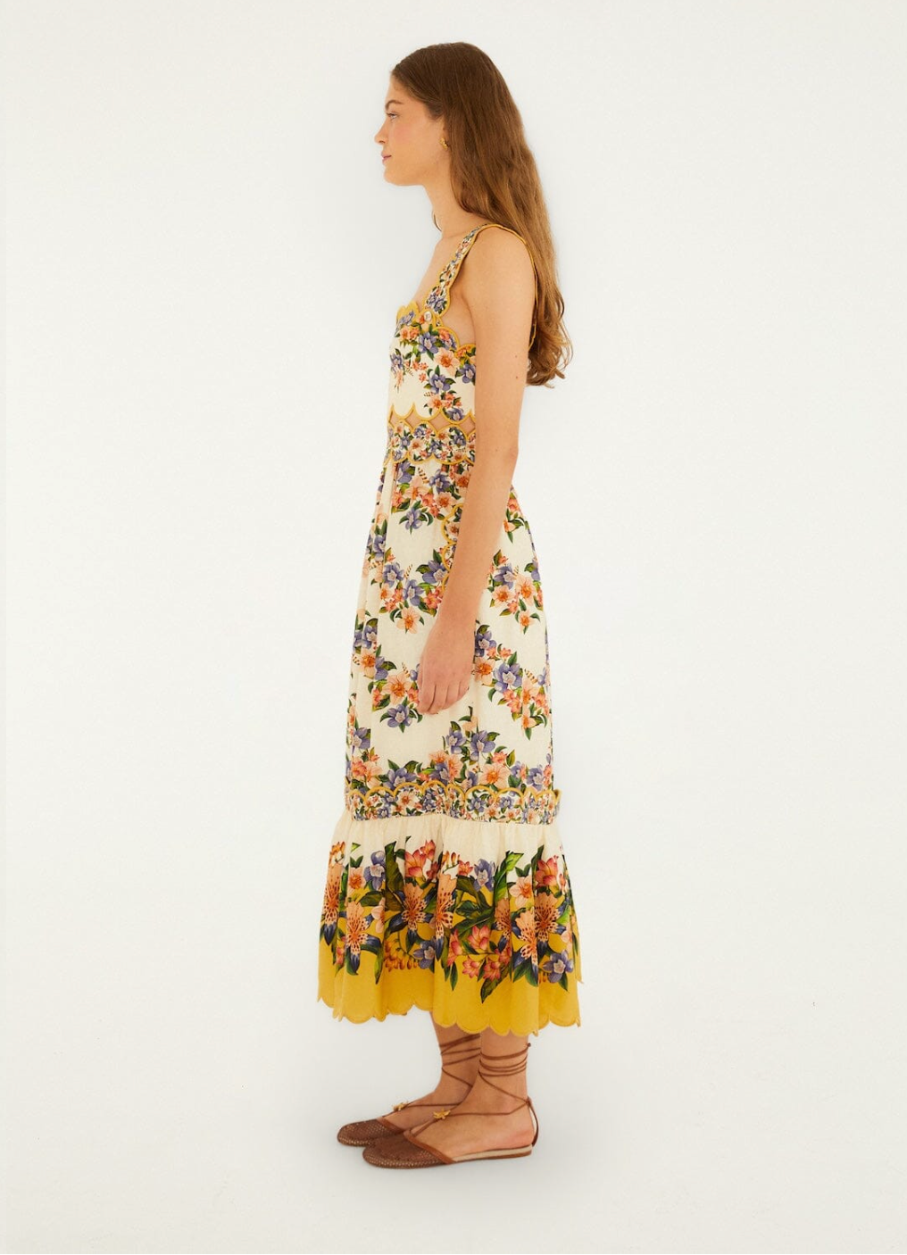 Farm Rio Hilo Midi Dress