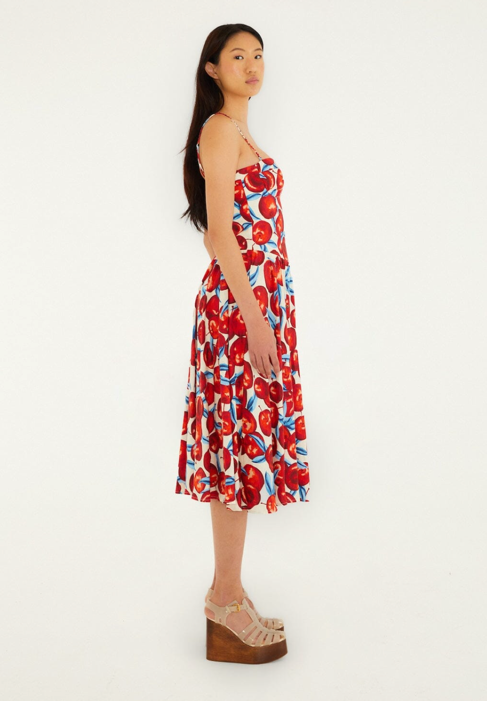 Farm Rio Cherry Midi Dress