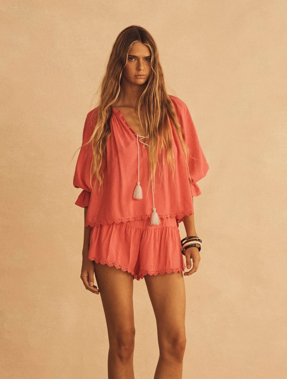 Aur Ocea Flounce Short