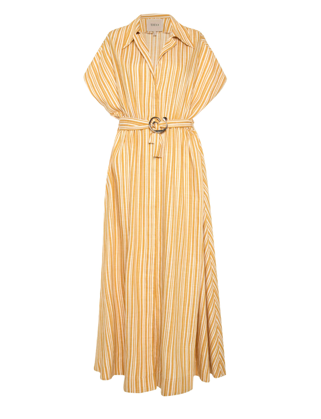 Theo Astraea Lurex Stripe Dress