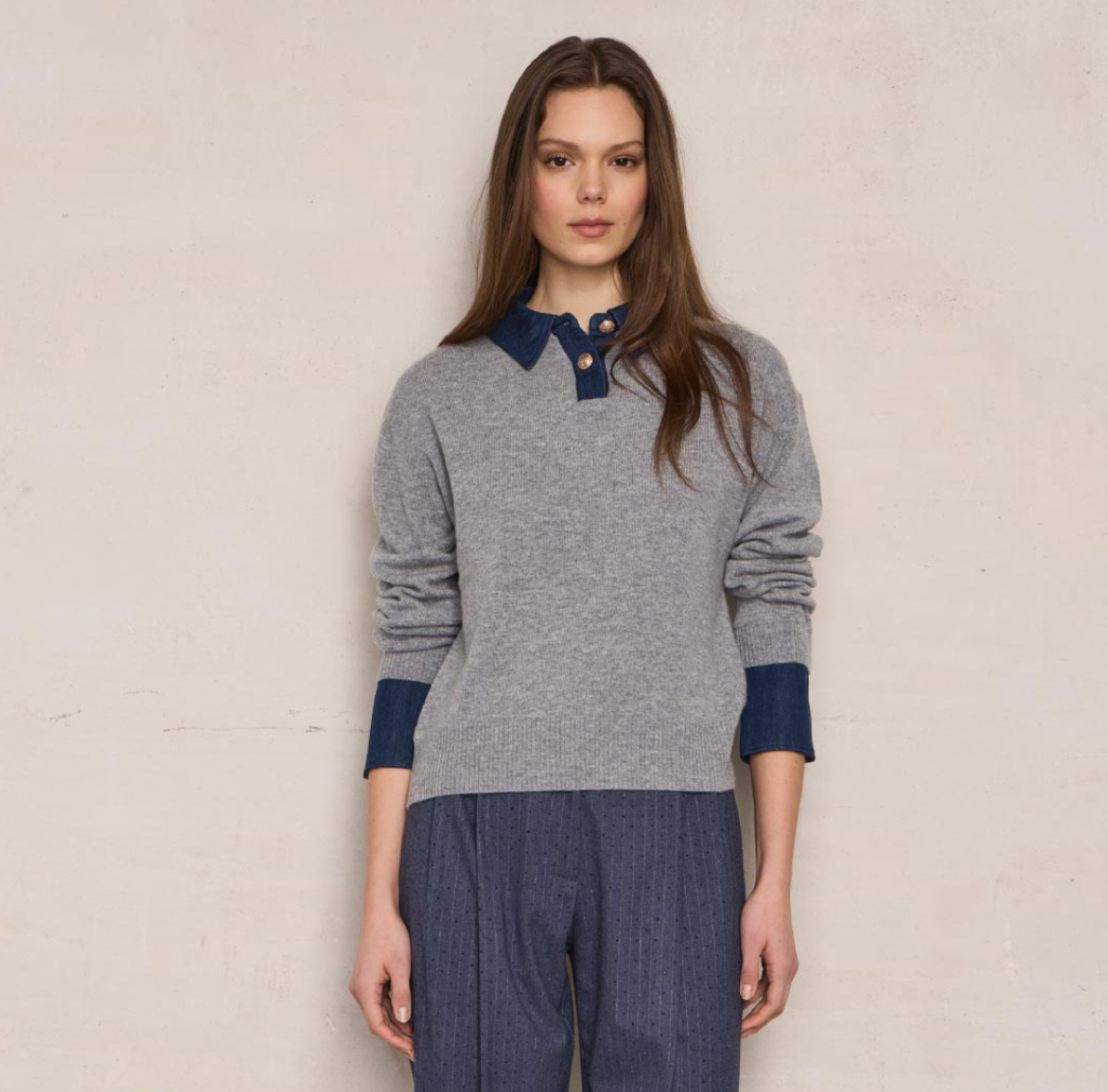 Lafata Denim Sweater