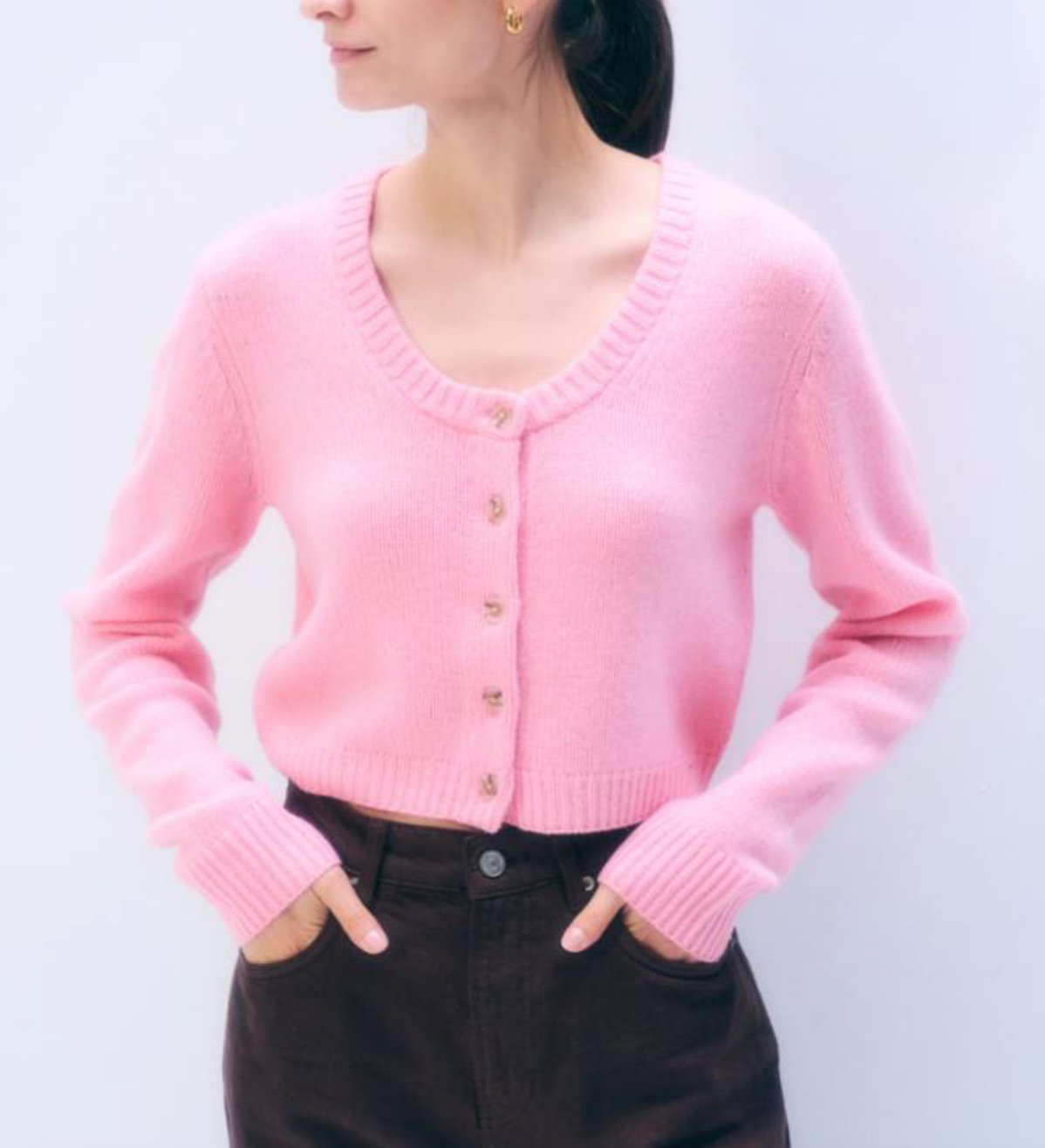 W+W Scoop Crop Cardi