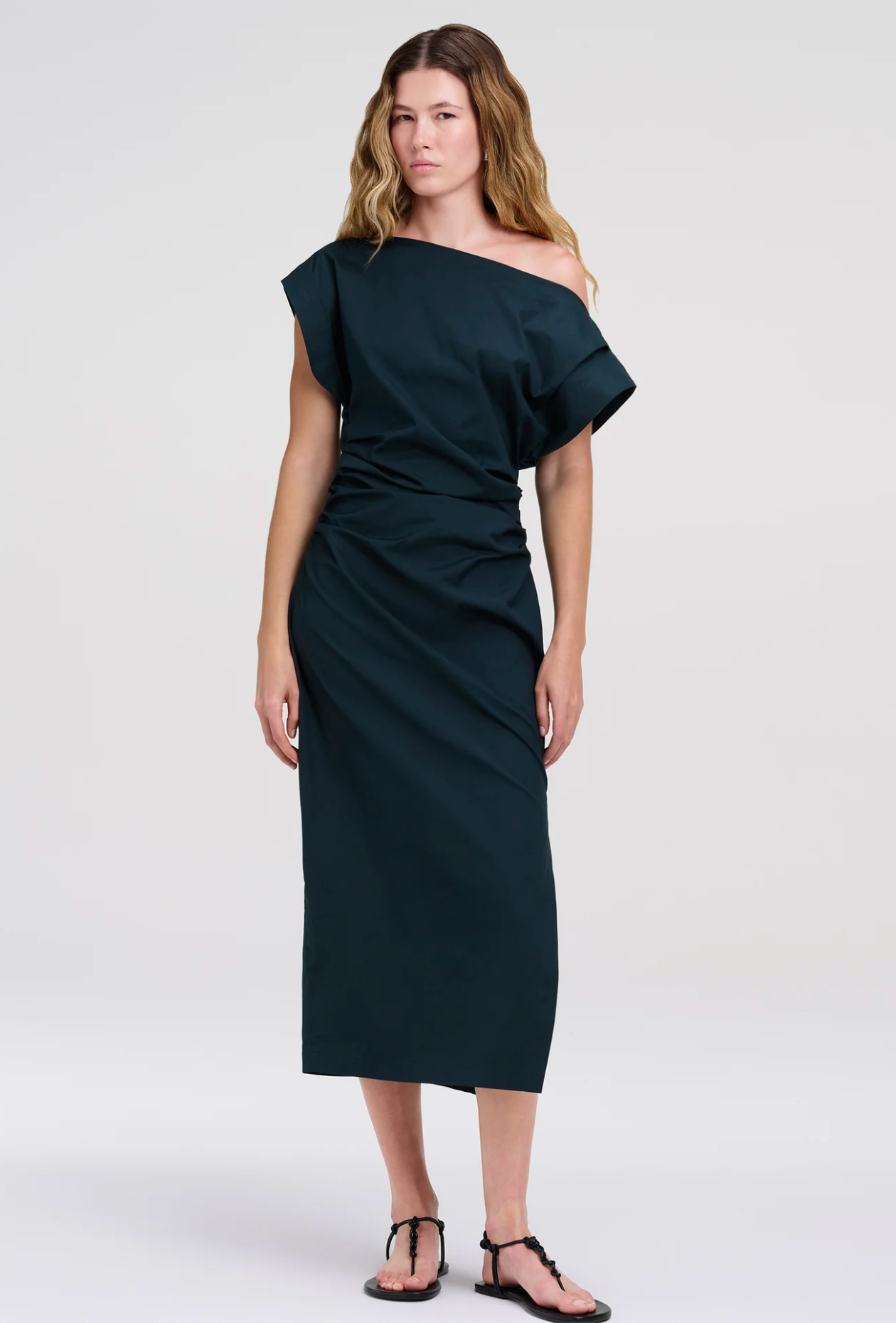 a.l.c. dresses ALC Nara Dress 76% Viscose 24% Linen Color:Hyper Green latest drops ugliest Kawaii merry christmas