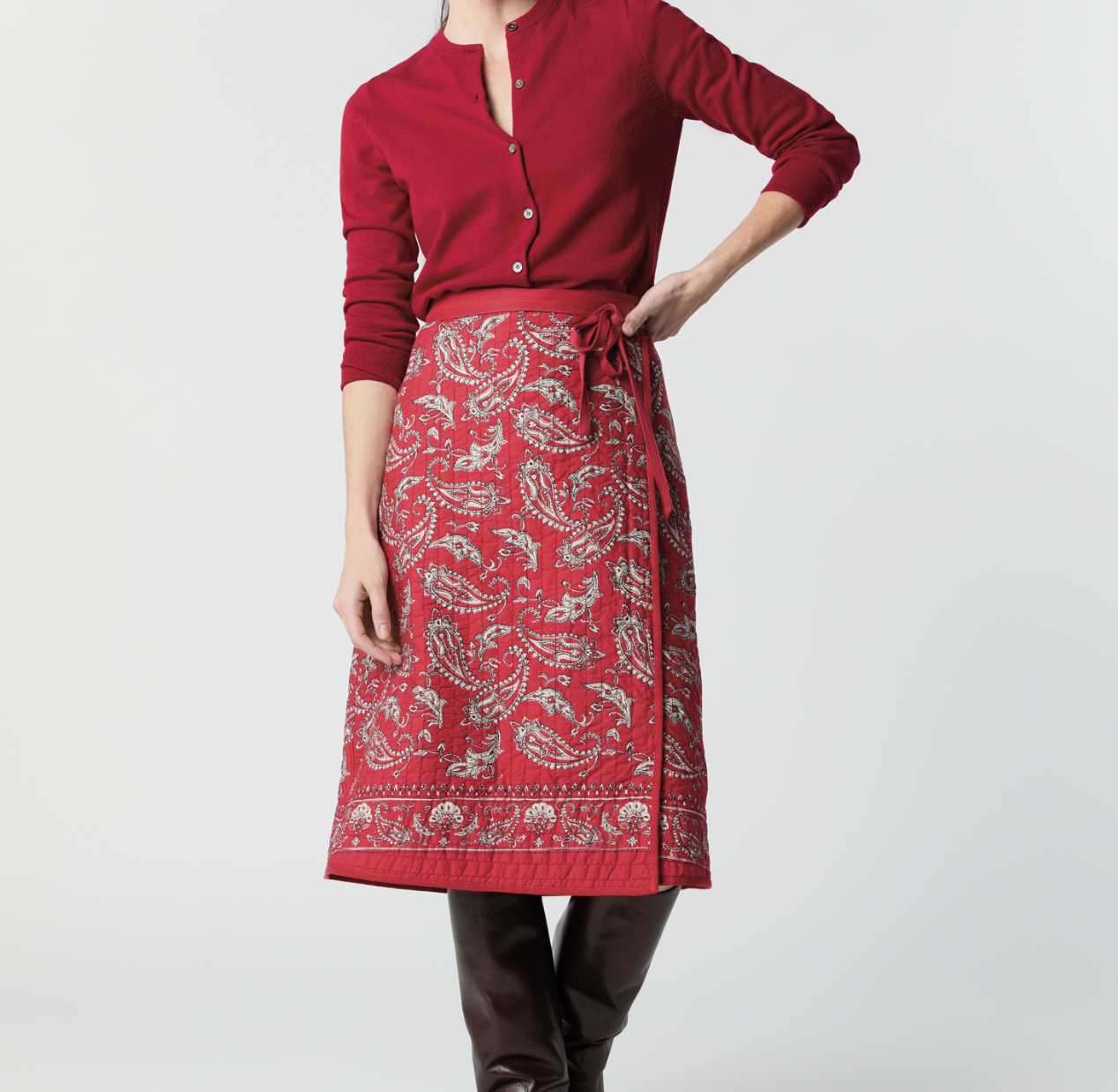 Mashburn Adley Wrap Skirt