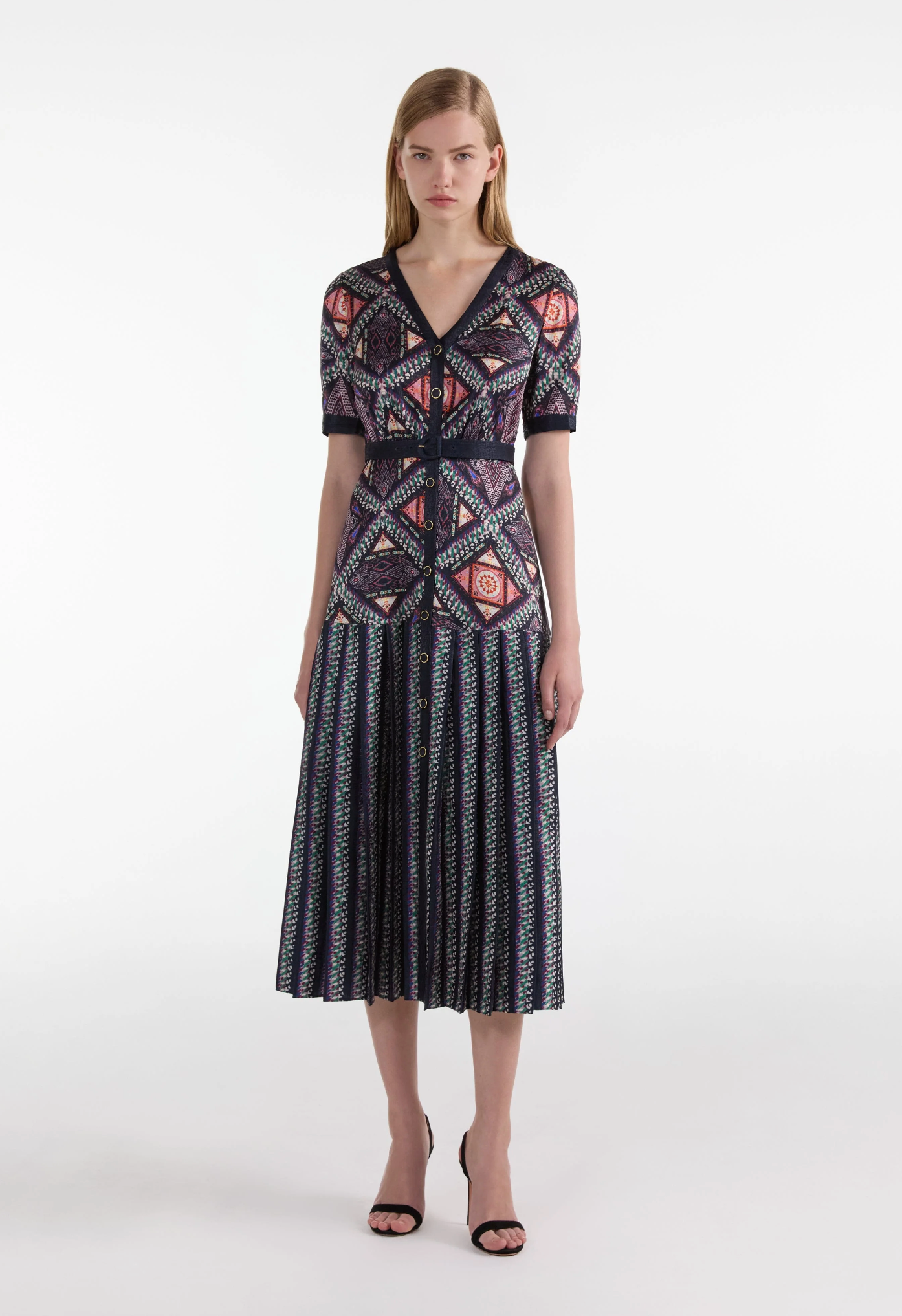 Saloni Lea Shirt Dress