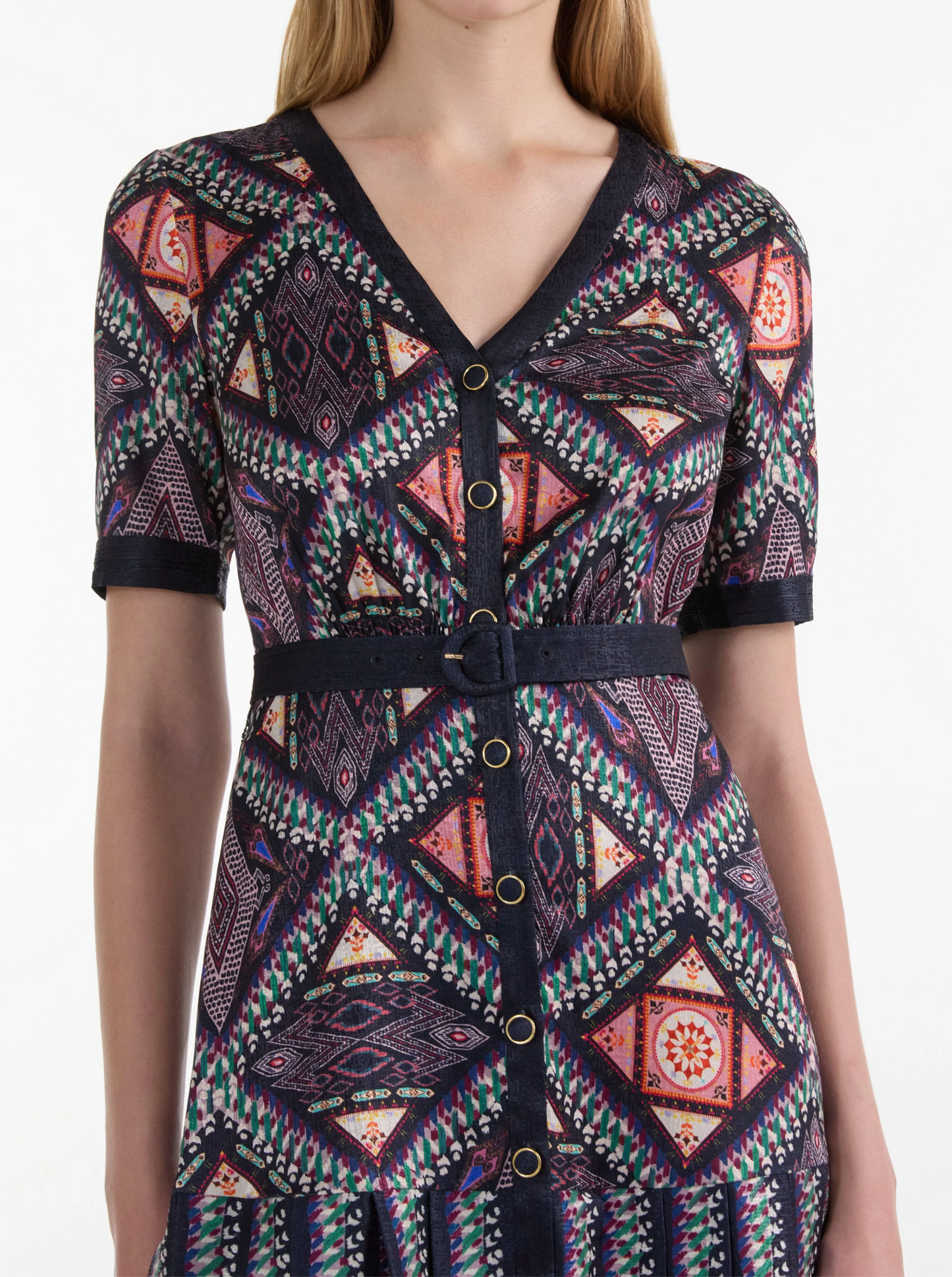 Saloni Lea Shirt Dress