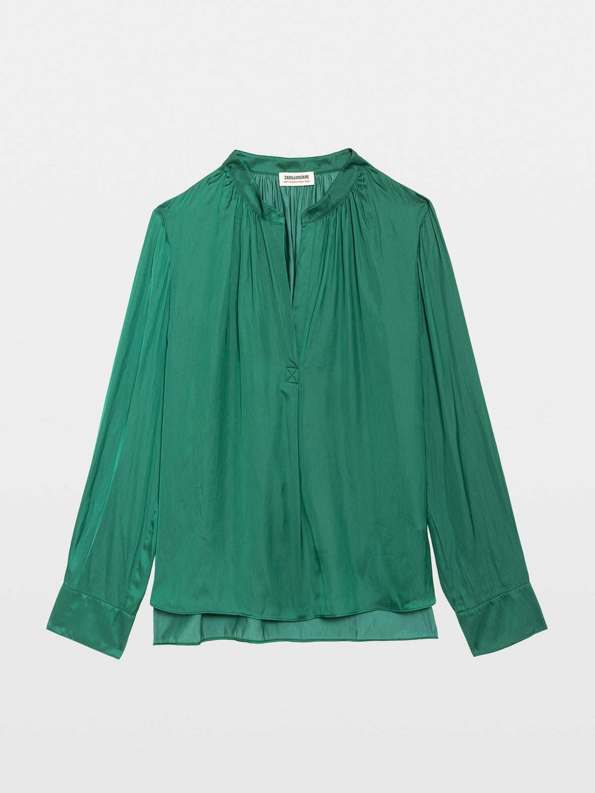 Zadig & Voltaire Tink Shirt in Rain Forest green, front product view