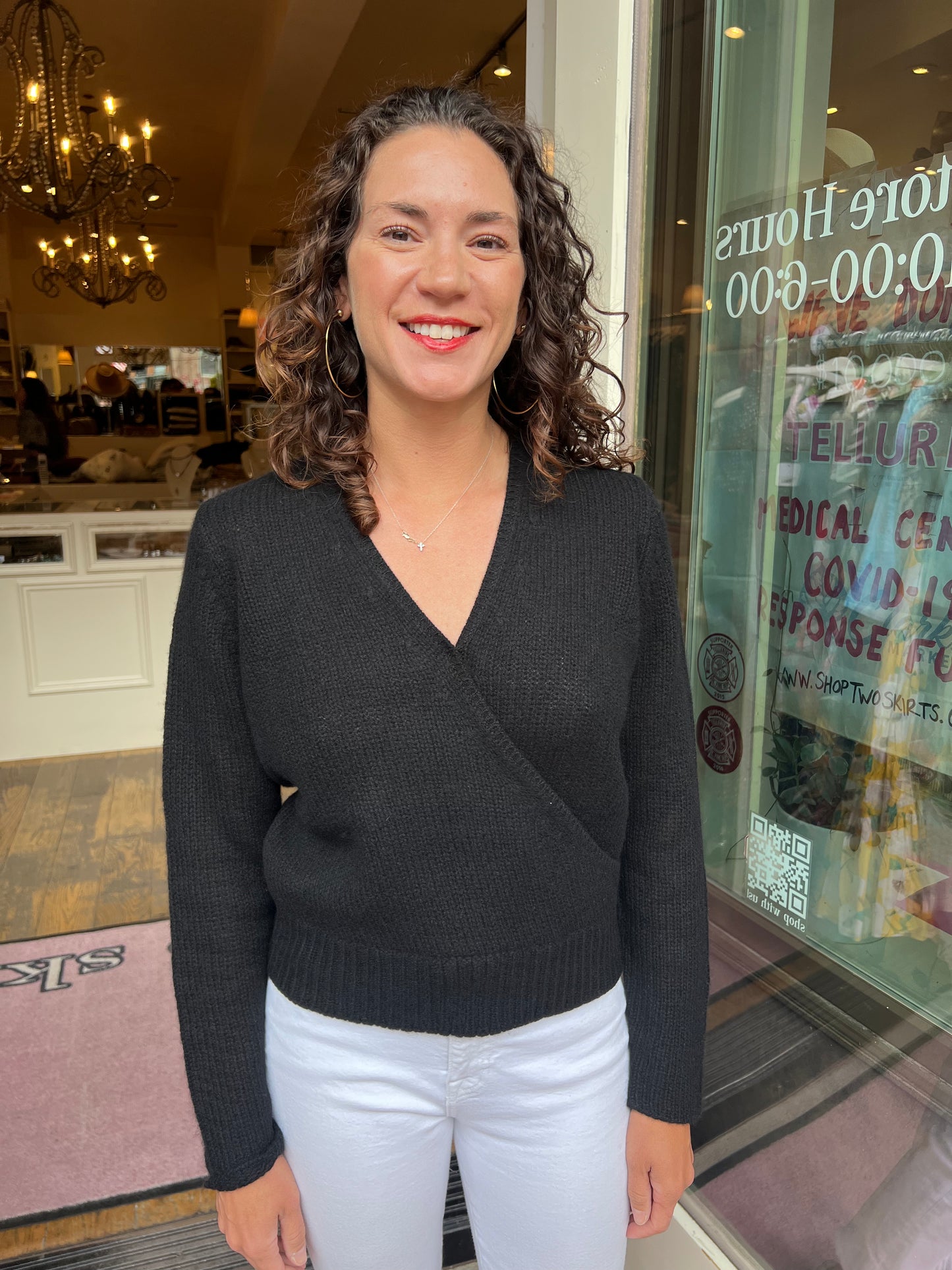 W+W Featherweight Wrap Top