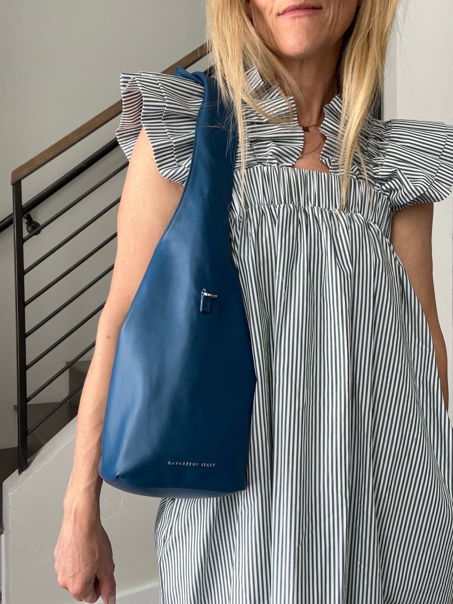 Gavazzeni Kate Satchel Buckle Bag
