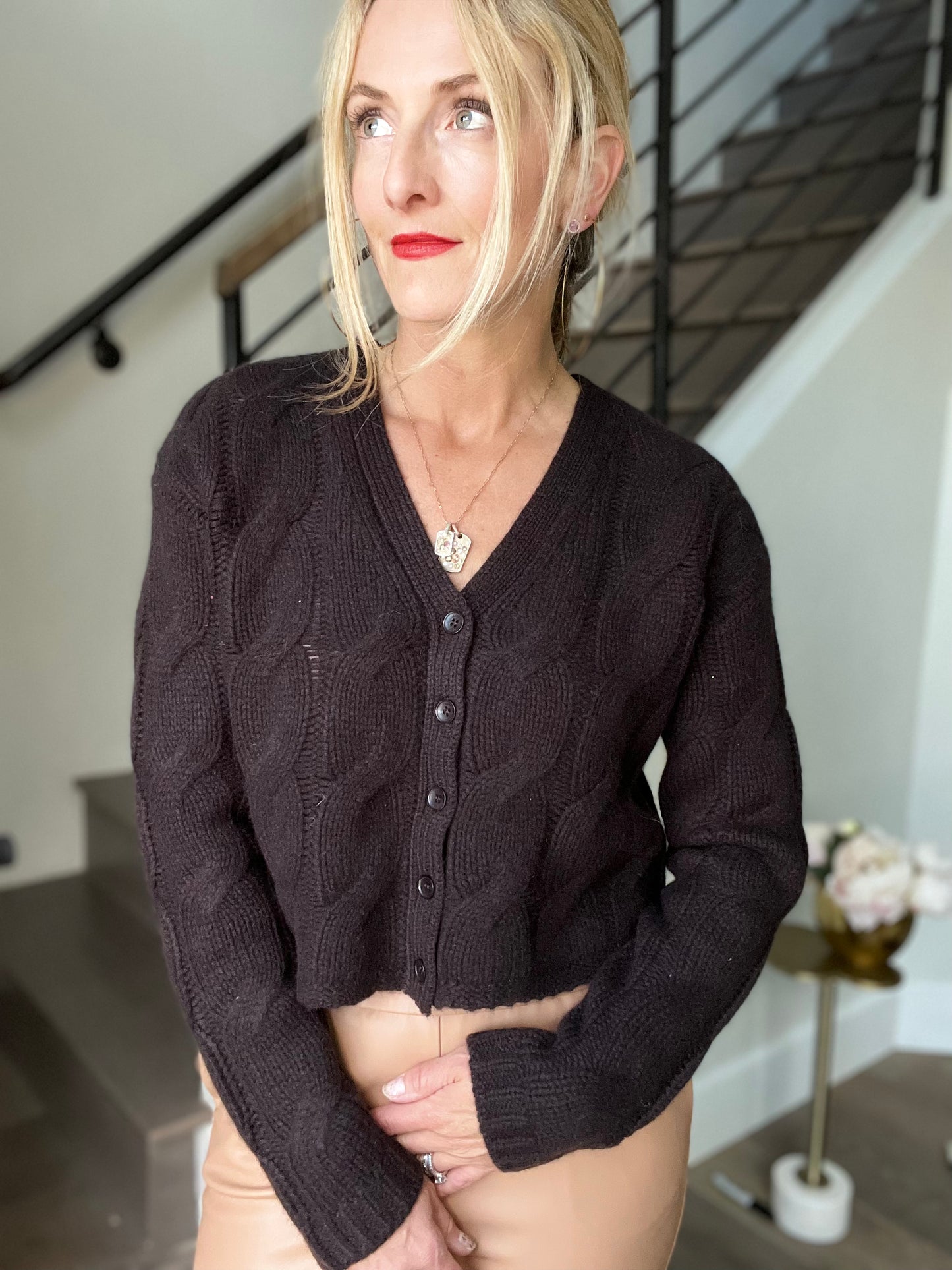 Sablyn Jolie Cable Knit Cardigan