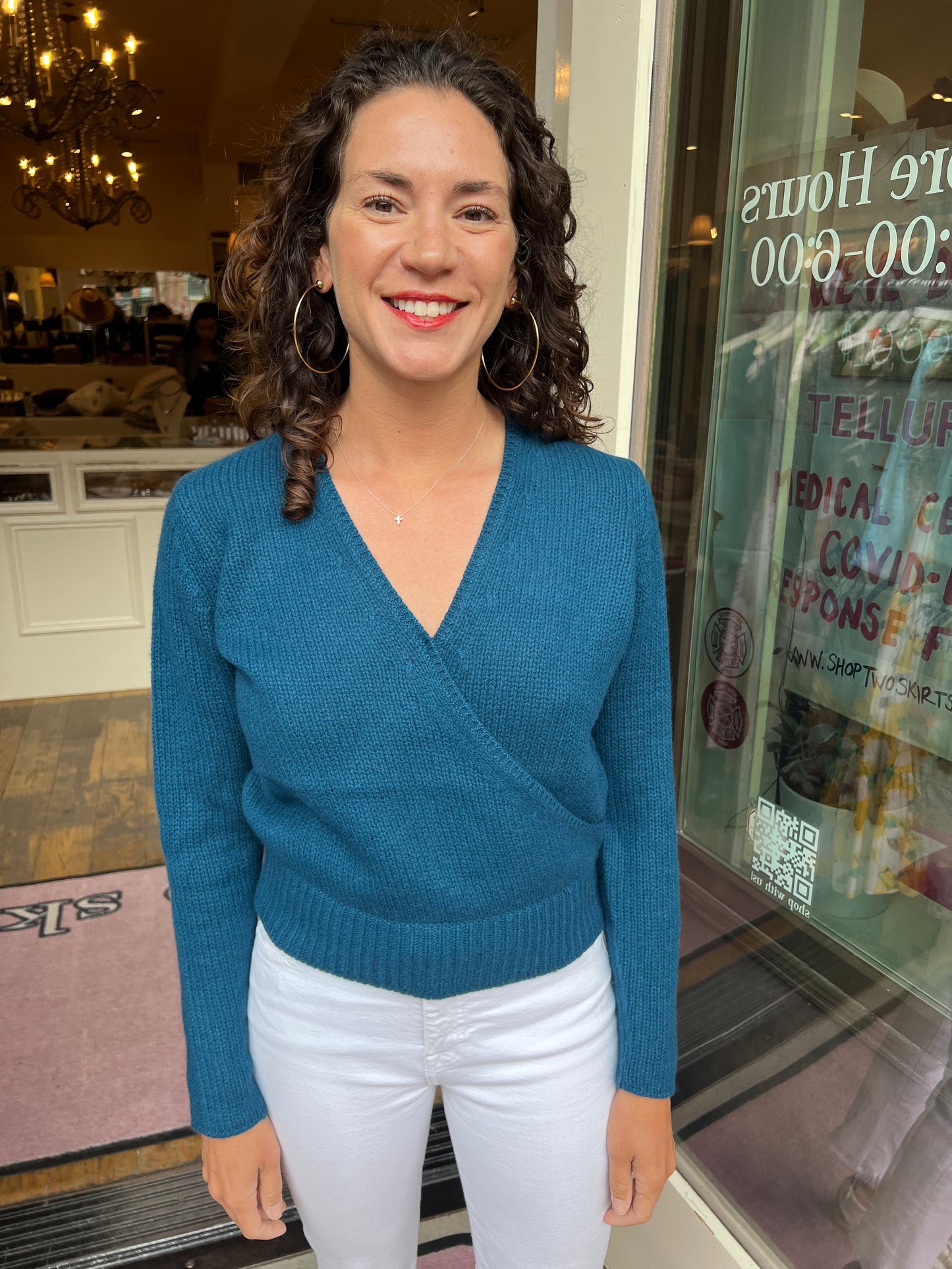 W+W Featherweight Wrap Top