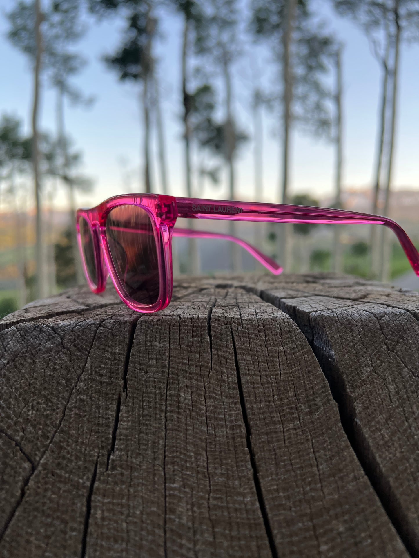 YSL Fuchsia Sunglasses