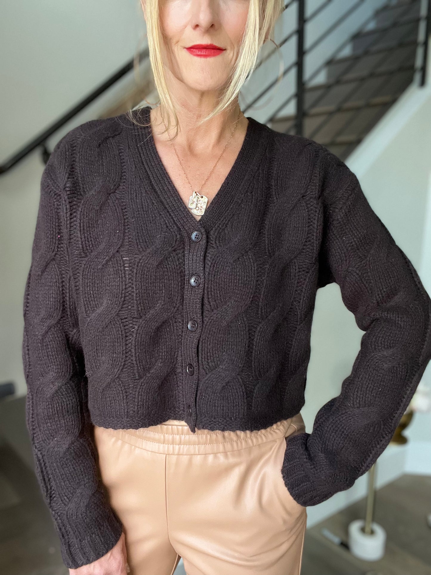 Sablyn Jolie Cable Knit Cardigan