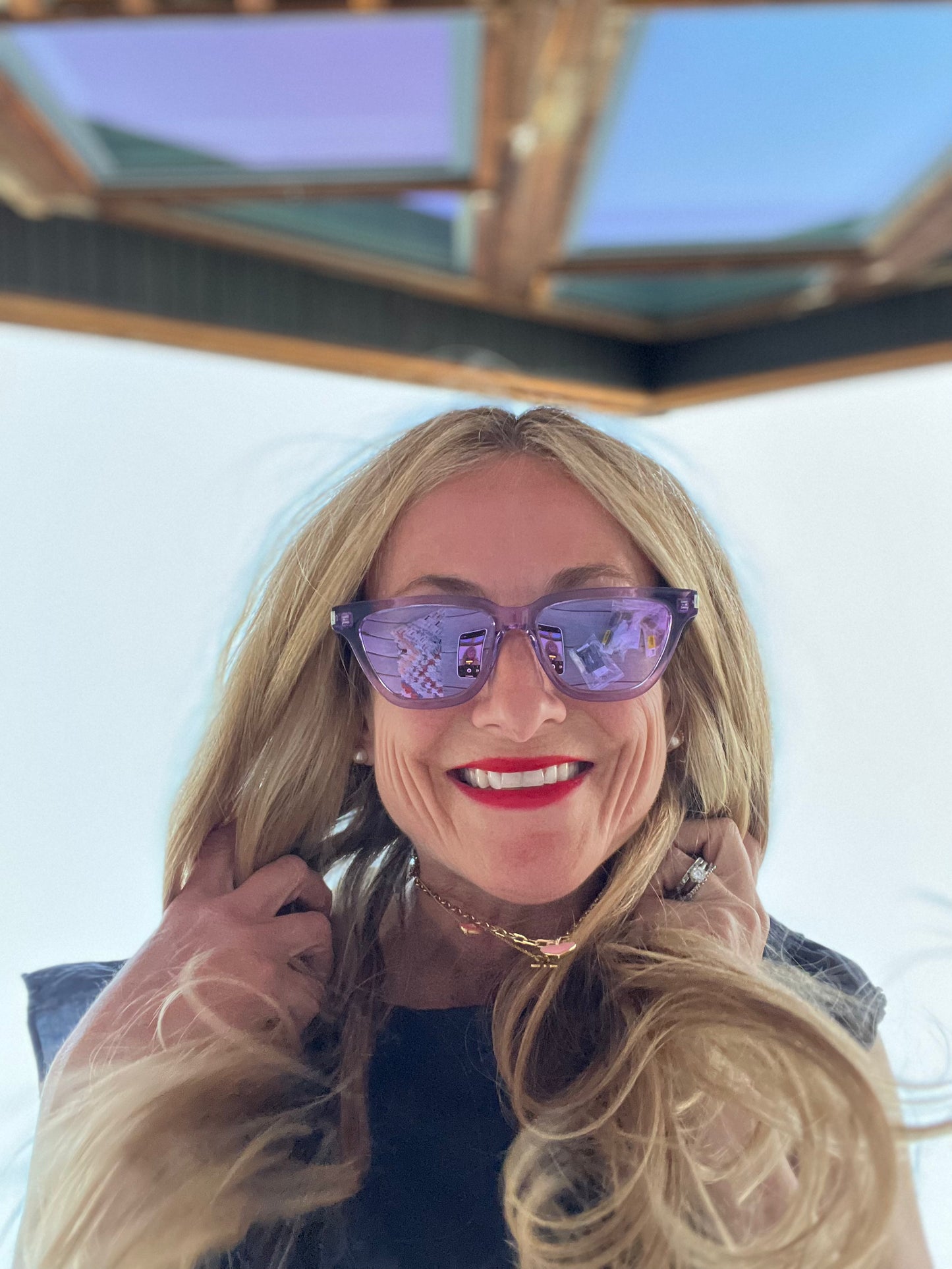 YSL Purple Sunglasses