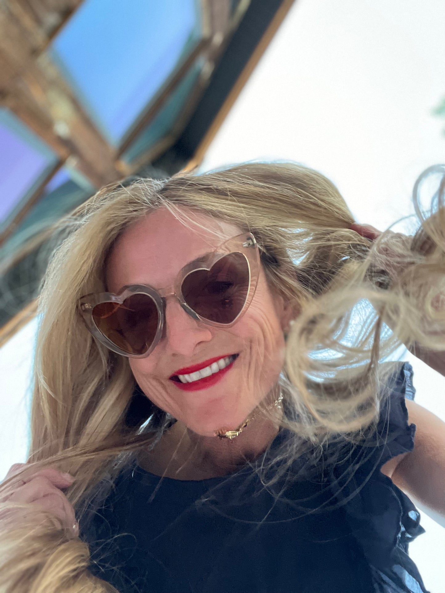 YSL Heart Sunglasses