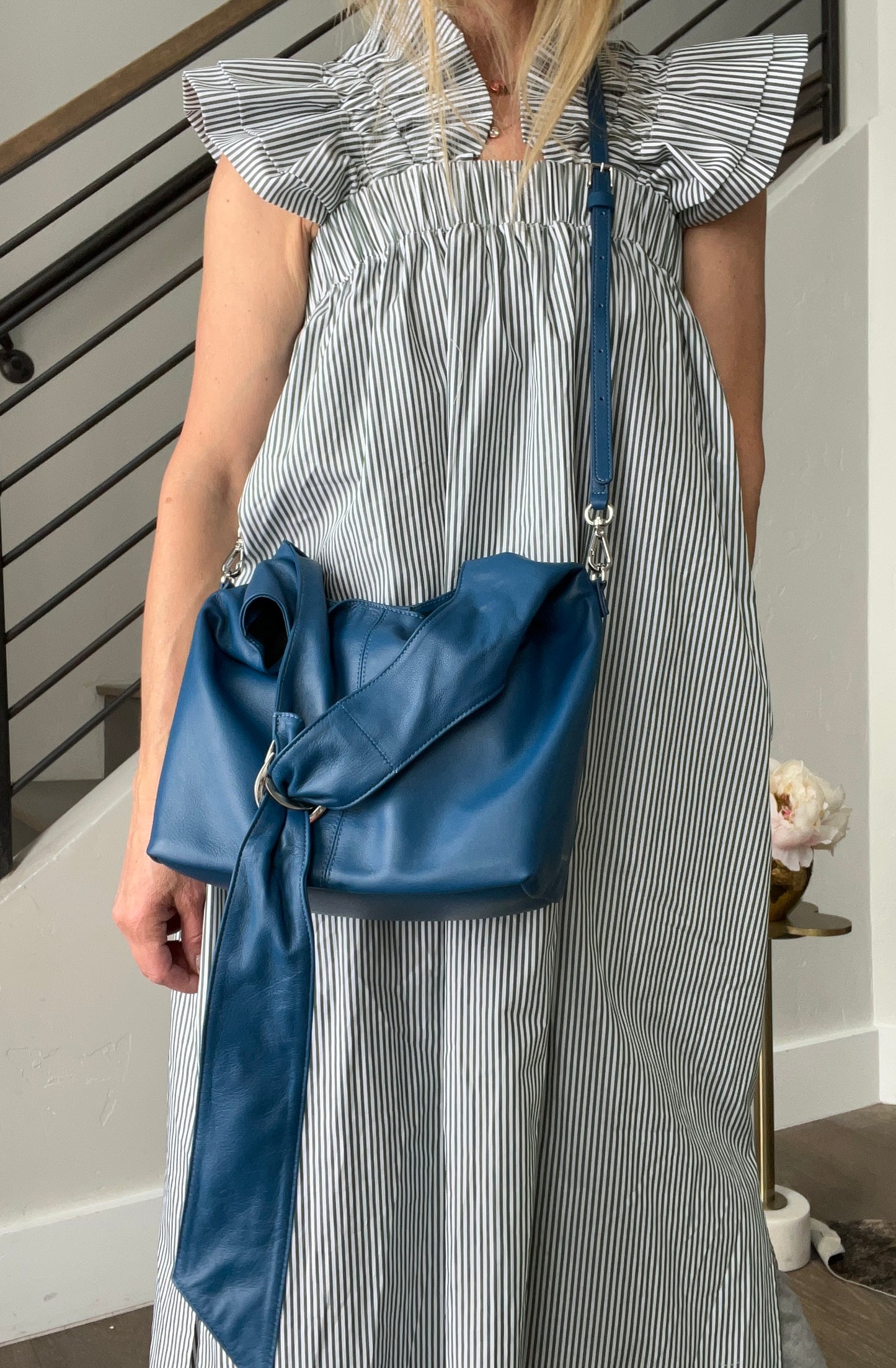 Gavazzeni Kate Satchel Buckle Bag