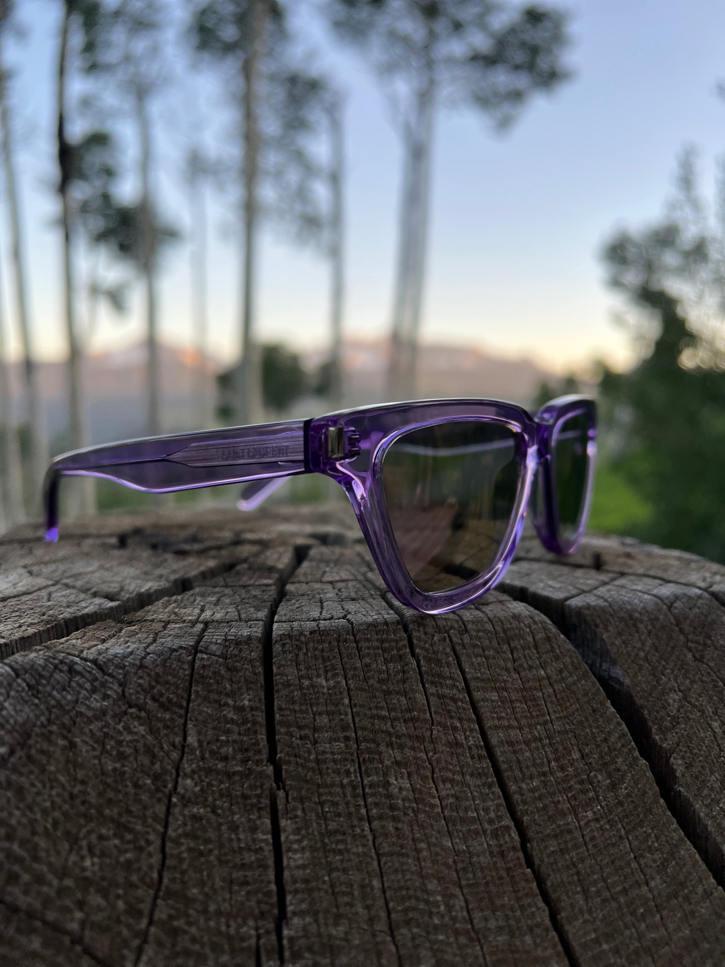 YSL Purple Sunglasses