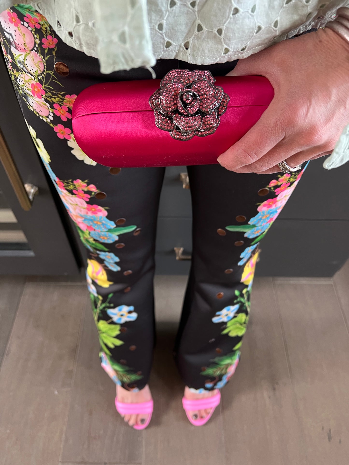 Olga Berg Rosa Clutch