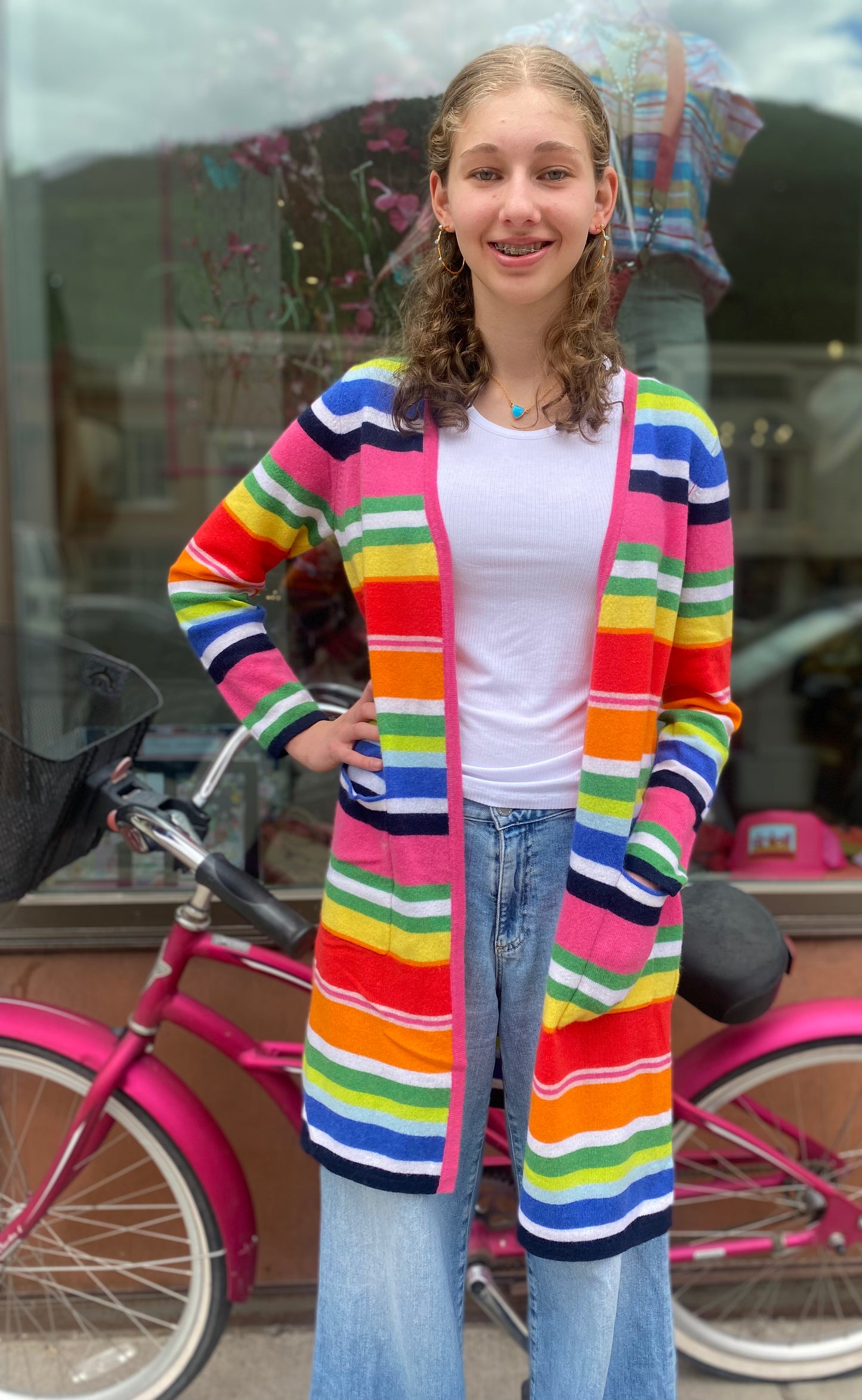 Minnie Rose Stripe Duster