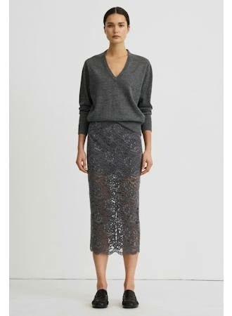 Smythe Lace Pencil Skirt