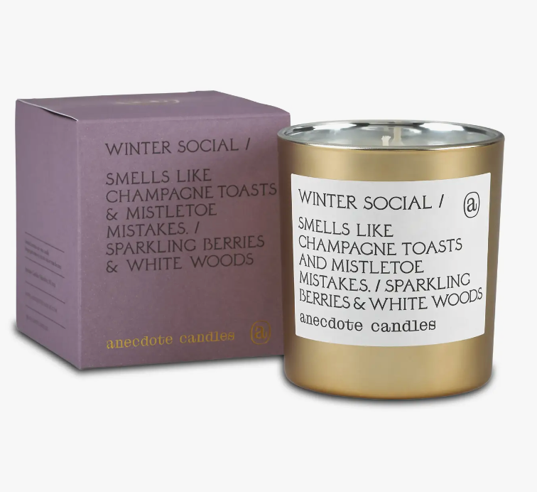 Anecdote Winter Social Candle
