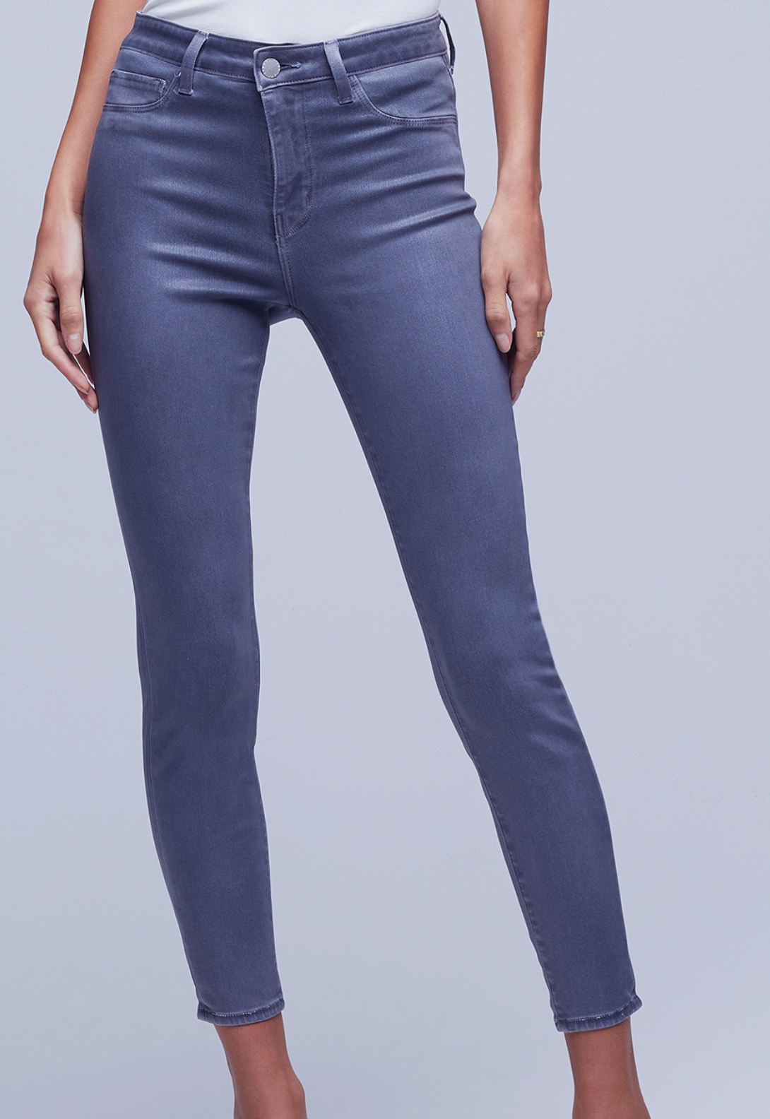 L'Agence Margot Coated H/R Skinny