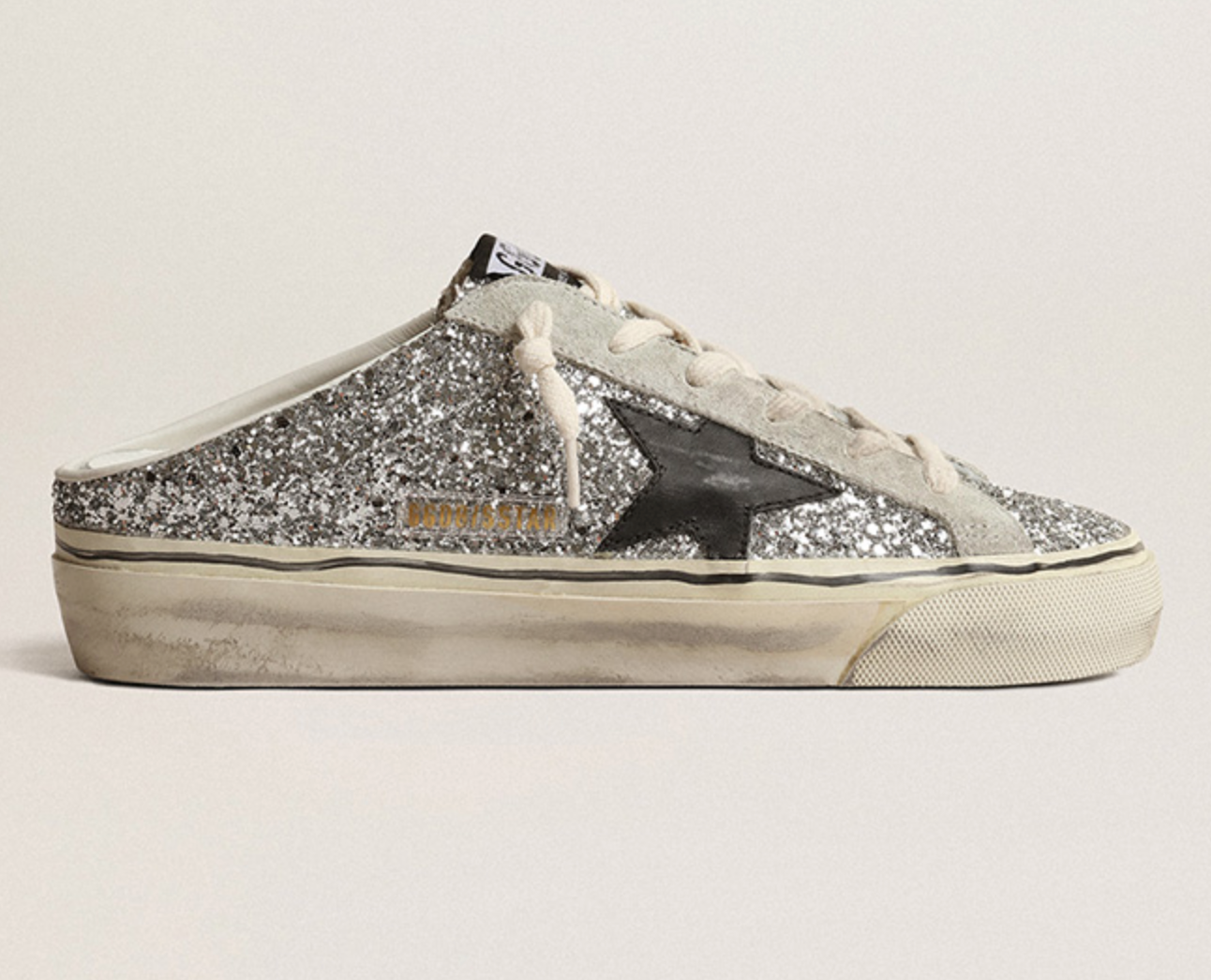 GG Silver Glitter Sabot