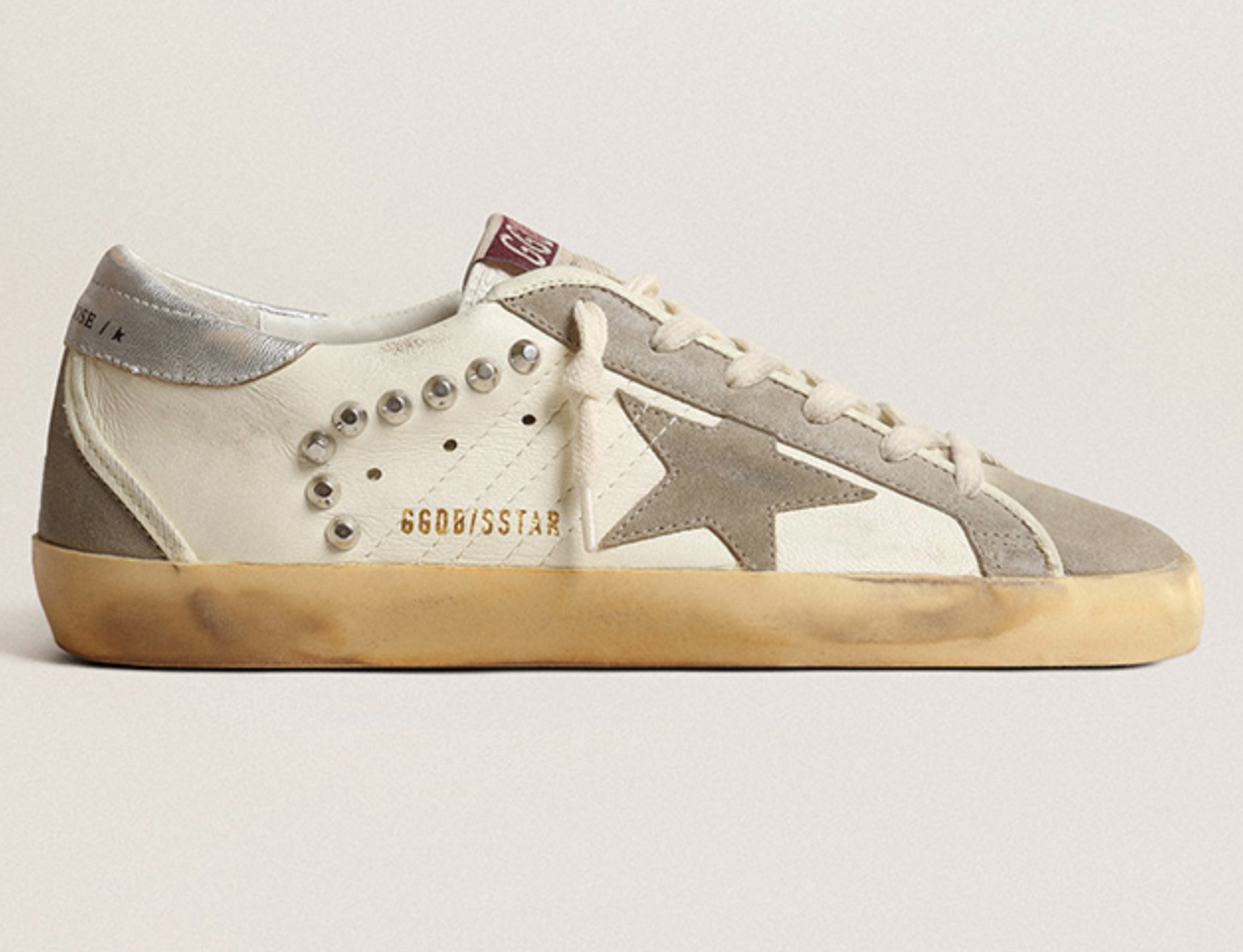 GG White Super-Star W/ Studs