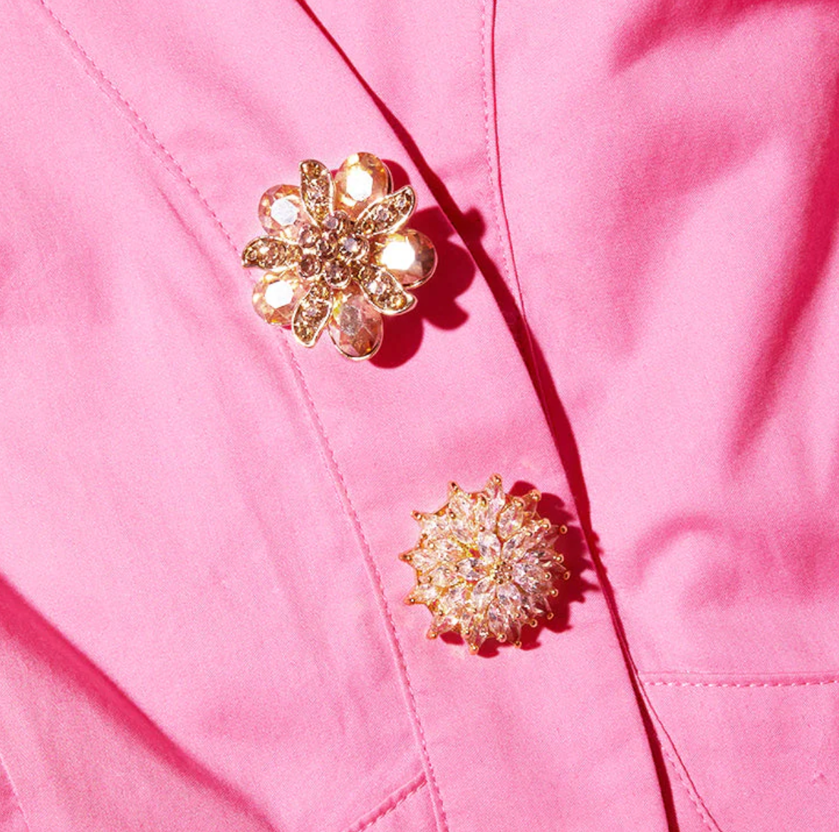Self Portrait Cotton Button Up
