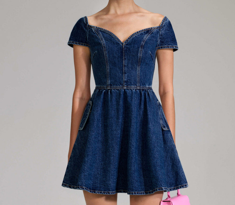 Self Portrait Sweetheart Mini Dress