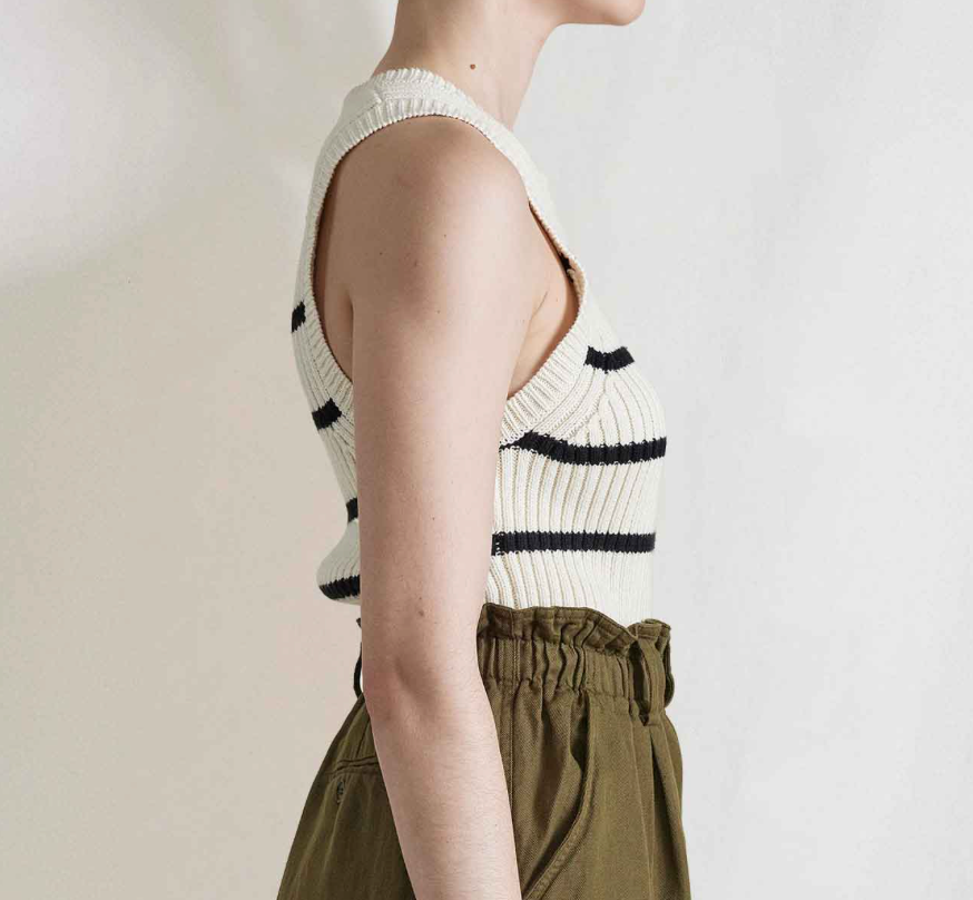 Apiece Apart Philomena Stripe Tank