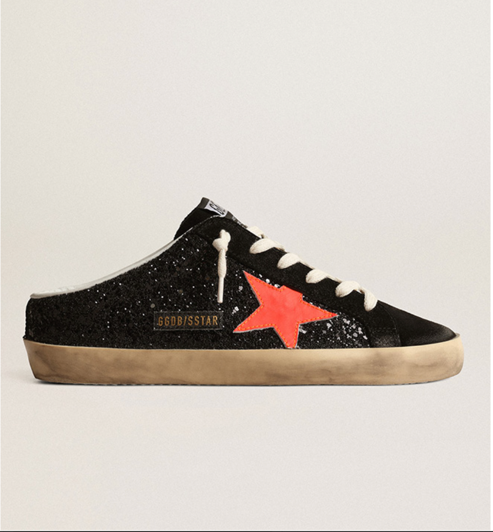 Golden Goose Super Star Glitter Sabot