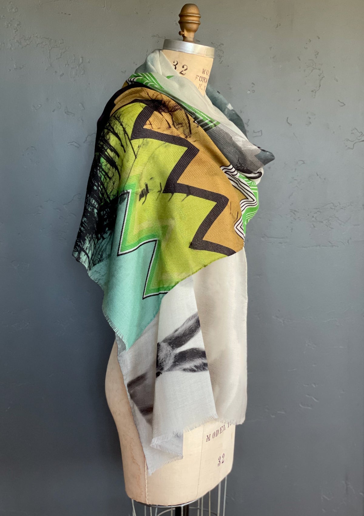 AHWR Jagged Edge Wool Scarf