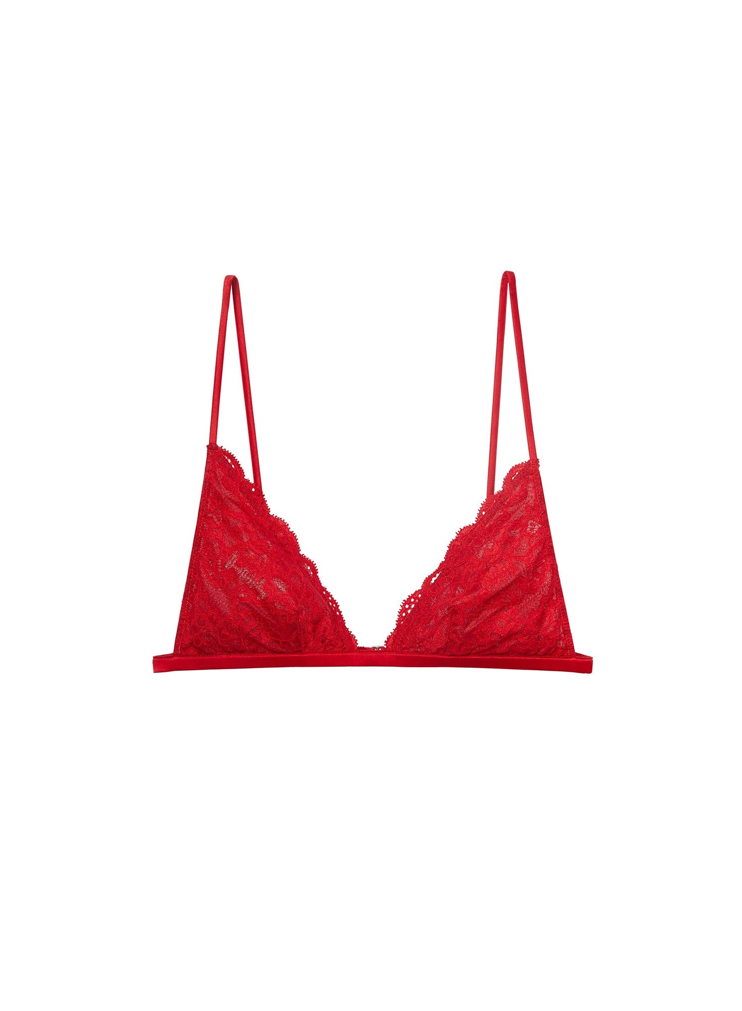 Fleur Du Mal Charlotte Lace Triangle Bra