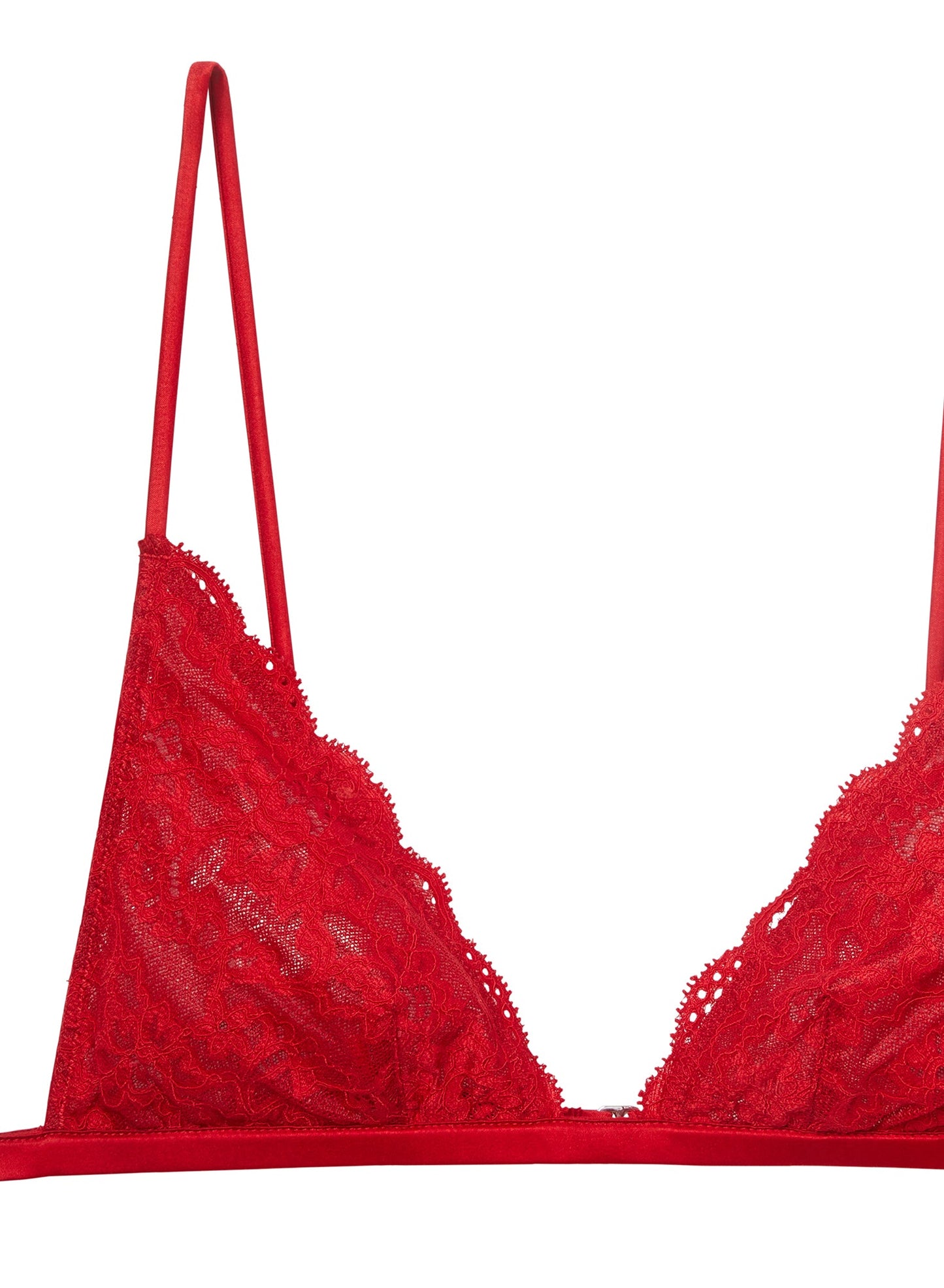 Fleur Du Mal Charlotte Lace Triangle Bra