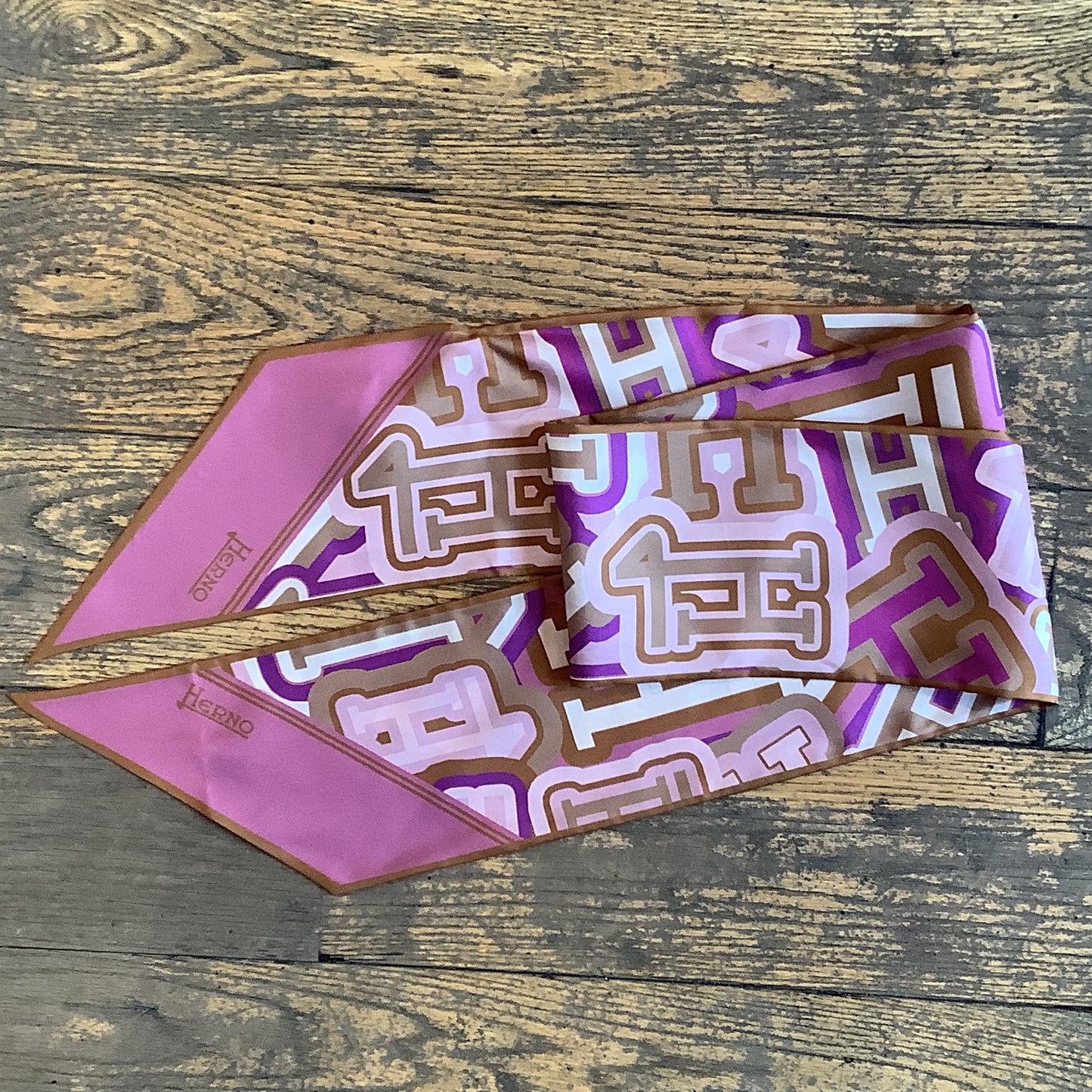 Herno Bubble Print Foulard Scarf