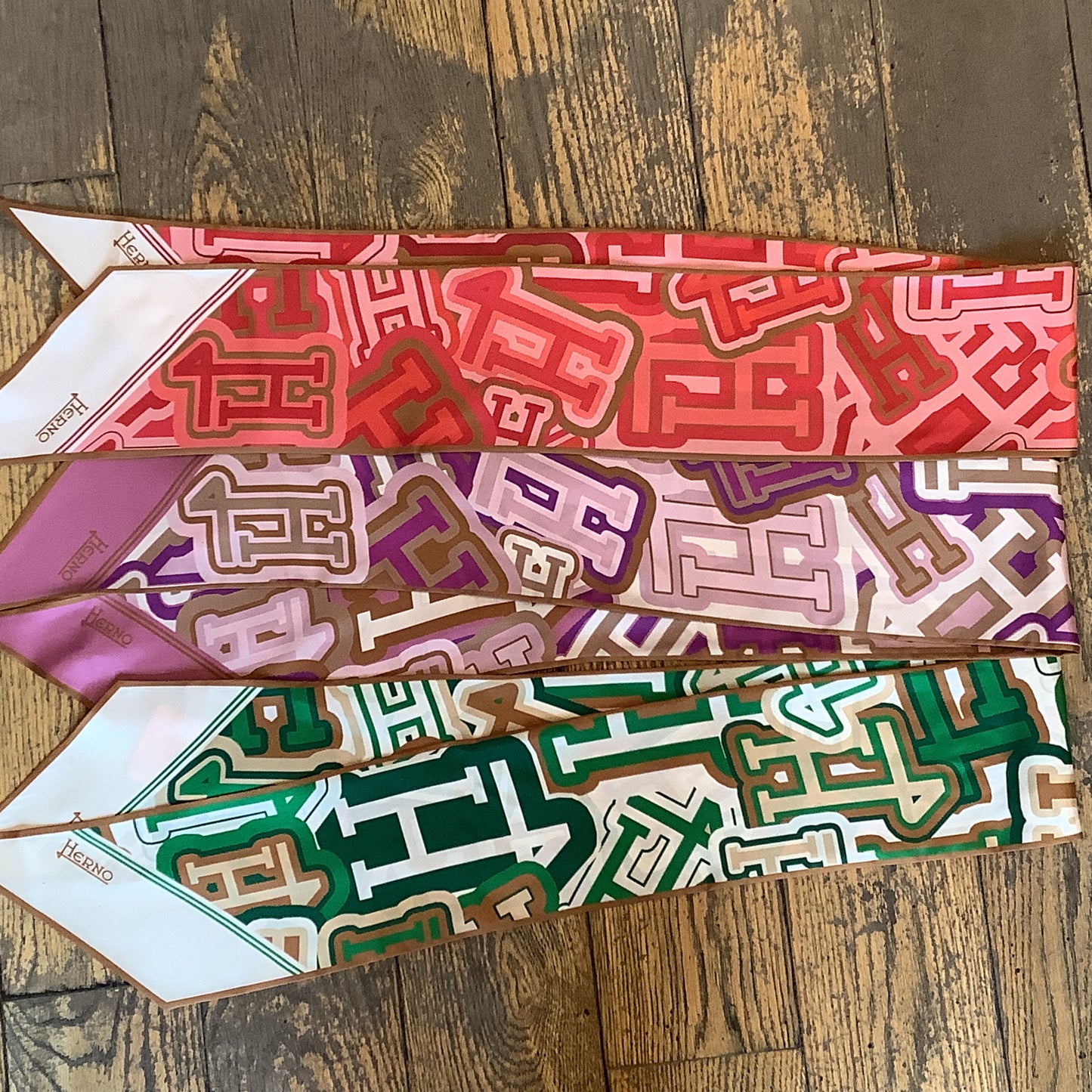 Herno Bubble Print Foulard Scarf