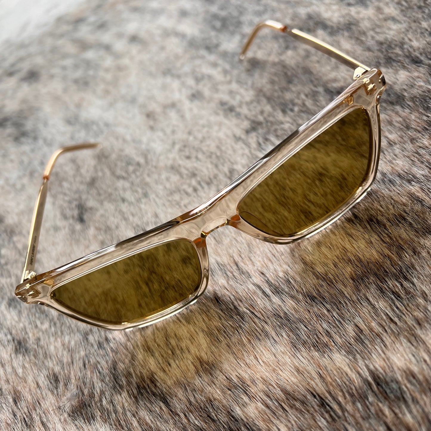 YSL Unisex Metal Arm Sunglasses