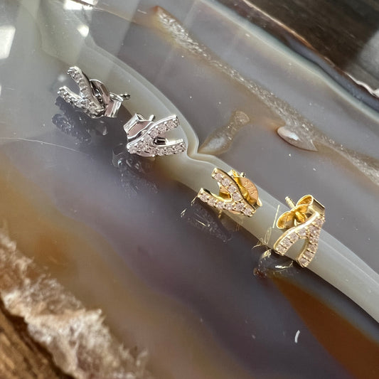 Ashley Schenkein Melrose Wishbone Studs