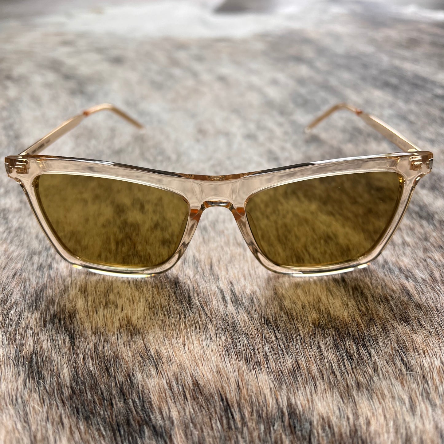 YSL Unisex Metal Arm Sunglasses